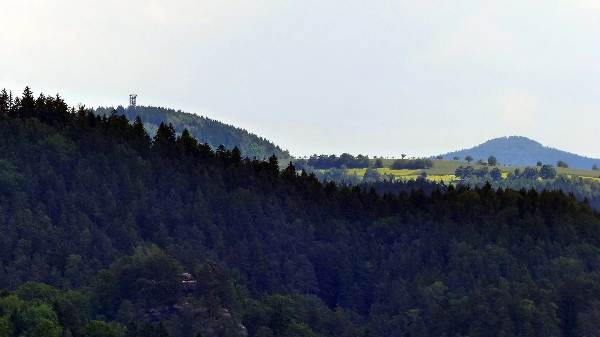 Photo showing: Blick in die Landschaft von: Neuer Wildenstein - Nationalpark Sächsische Schweiz