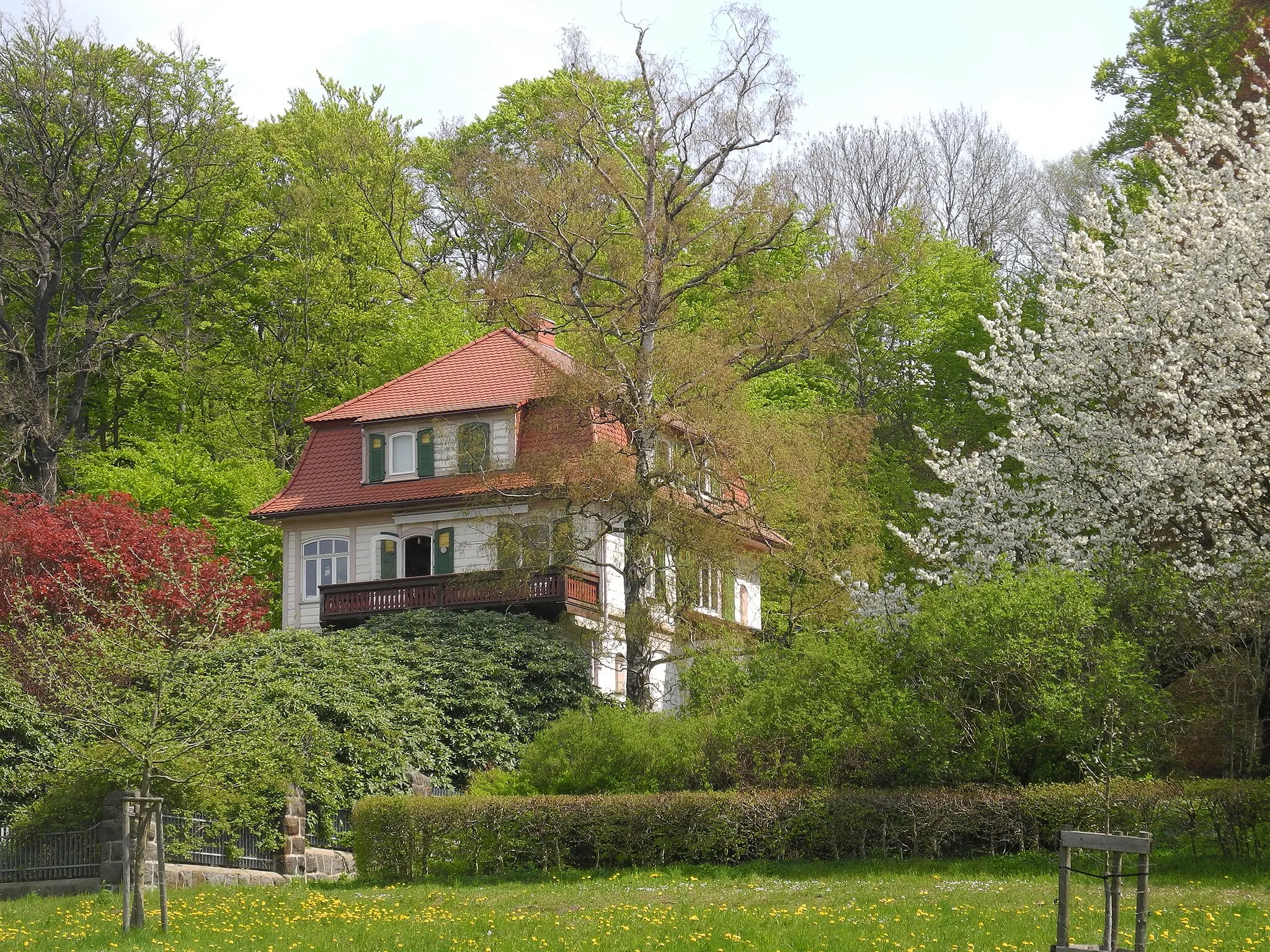 Photo showing: Villa in Neukirch/Lausitz, Georgenbadstr. 31
