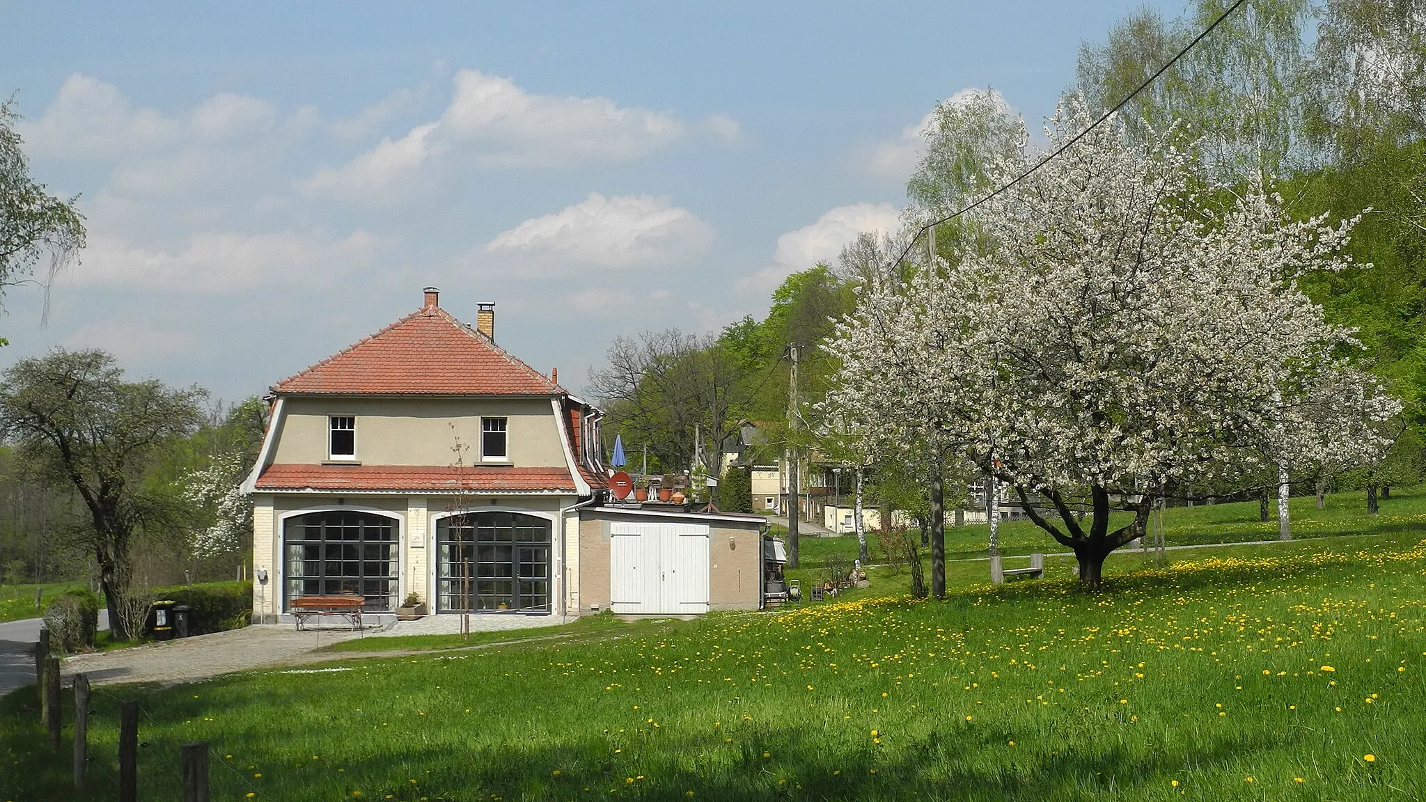 Photo showing: Wohnhaus in Neukirch/Lausitz, Georgenbadstr. 29