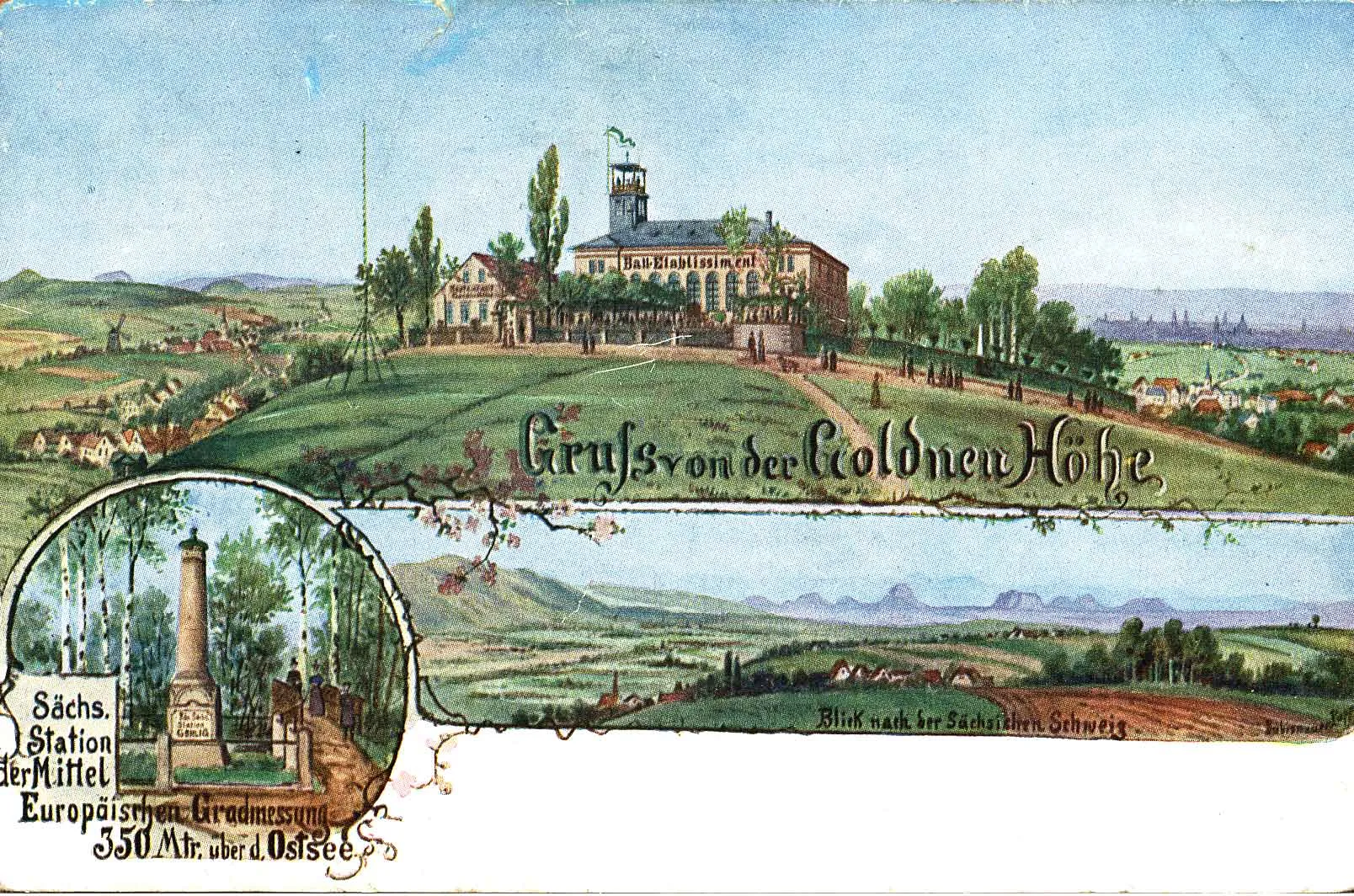 Photo showing: Famous Restaurant Goldene Höhe near Dresden, Saxony