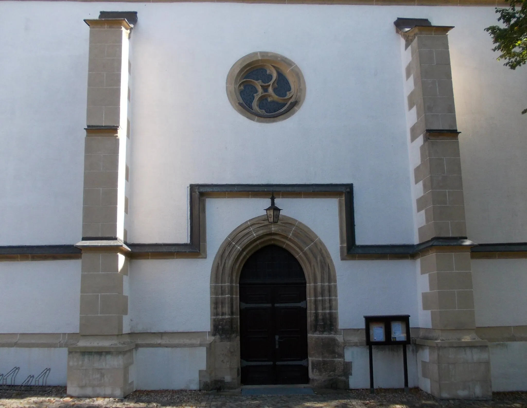 Photo showing: The church of the town of Strehla (Meissen district, Saxony)