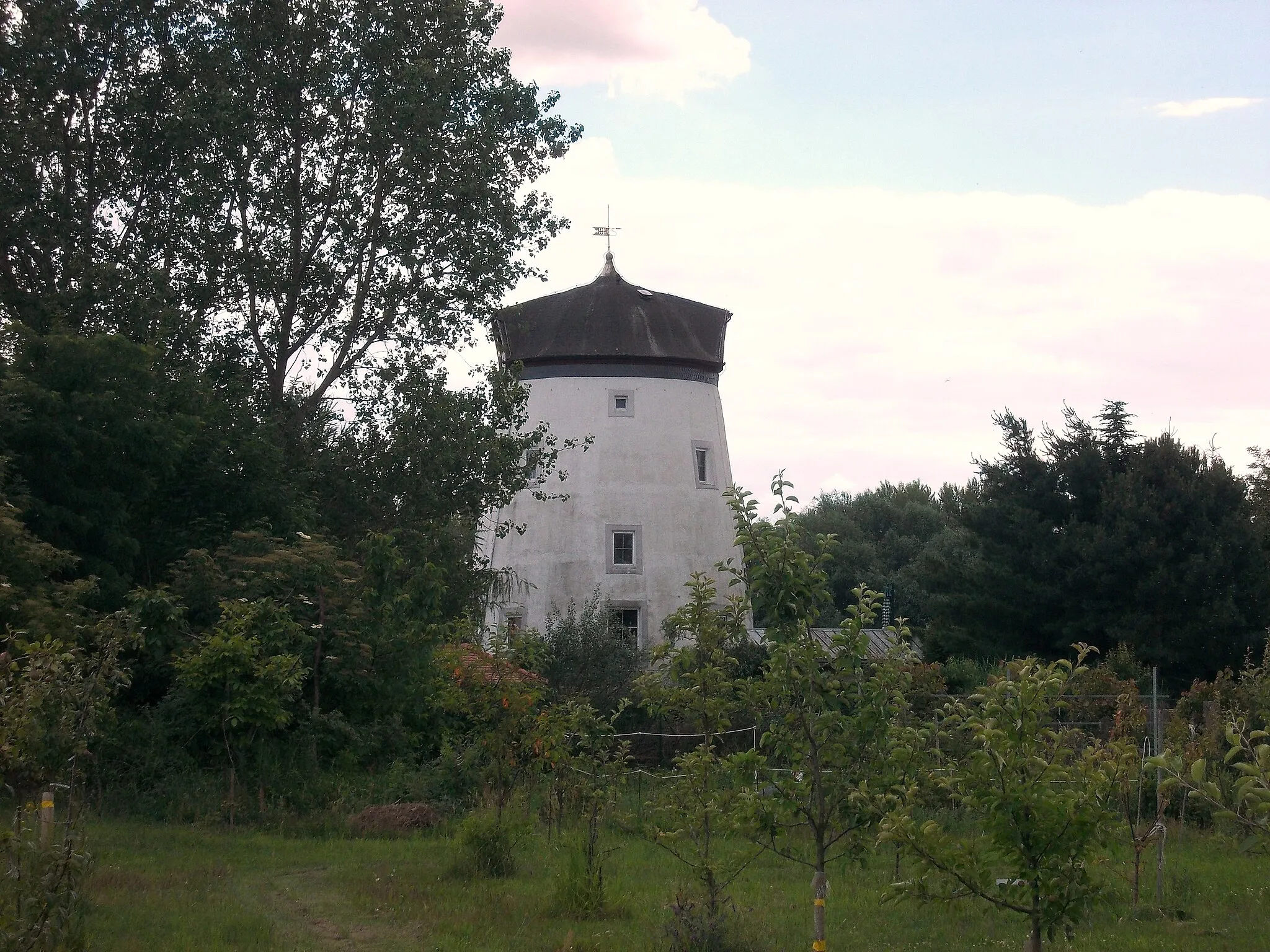 Photo showing: Grödel windmill (Nünchritz, Meissen district, Saxony)