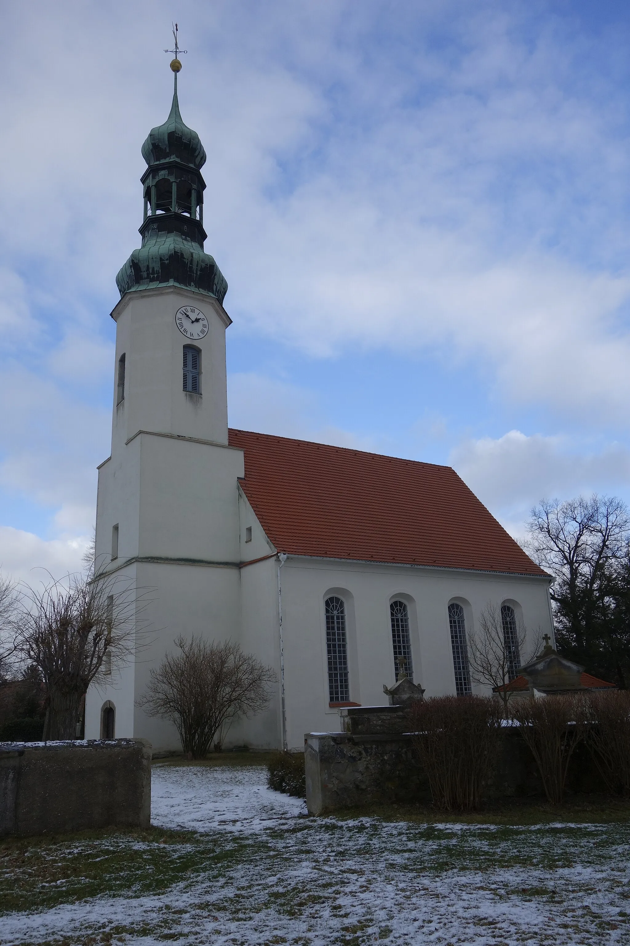 Photo showing: Kirche Oberseifersdorf Januar 2018 (5)