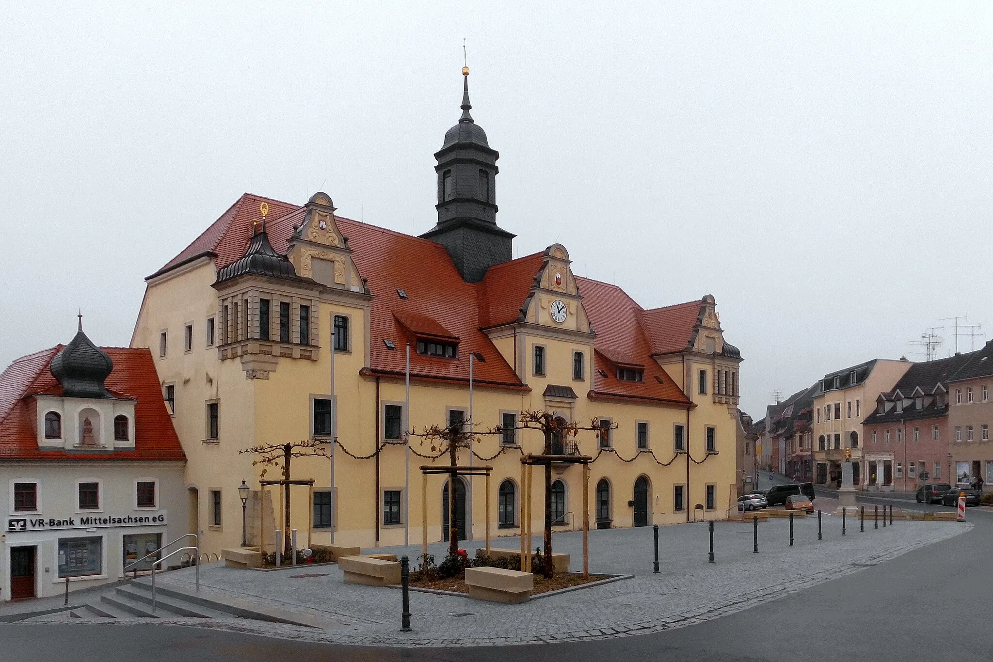 Photo showing: 2019 Lommatzsch Markt Neugestaltung