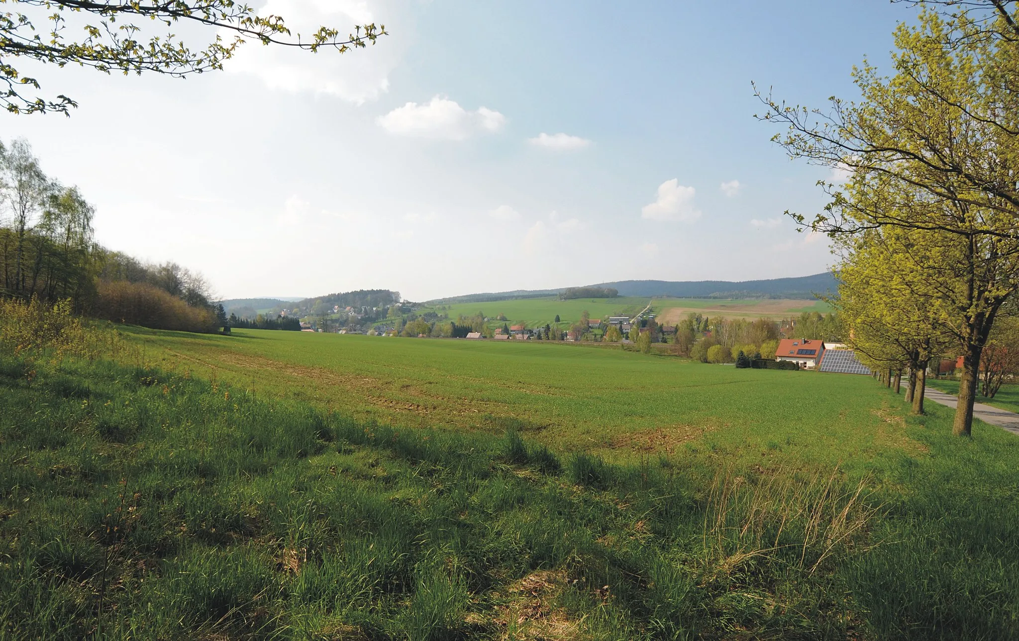 Photo showing: Blick auf Taubenheim (Sohland / Spree, Sachsen, Deutschland)