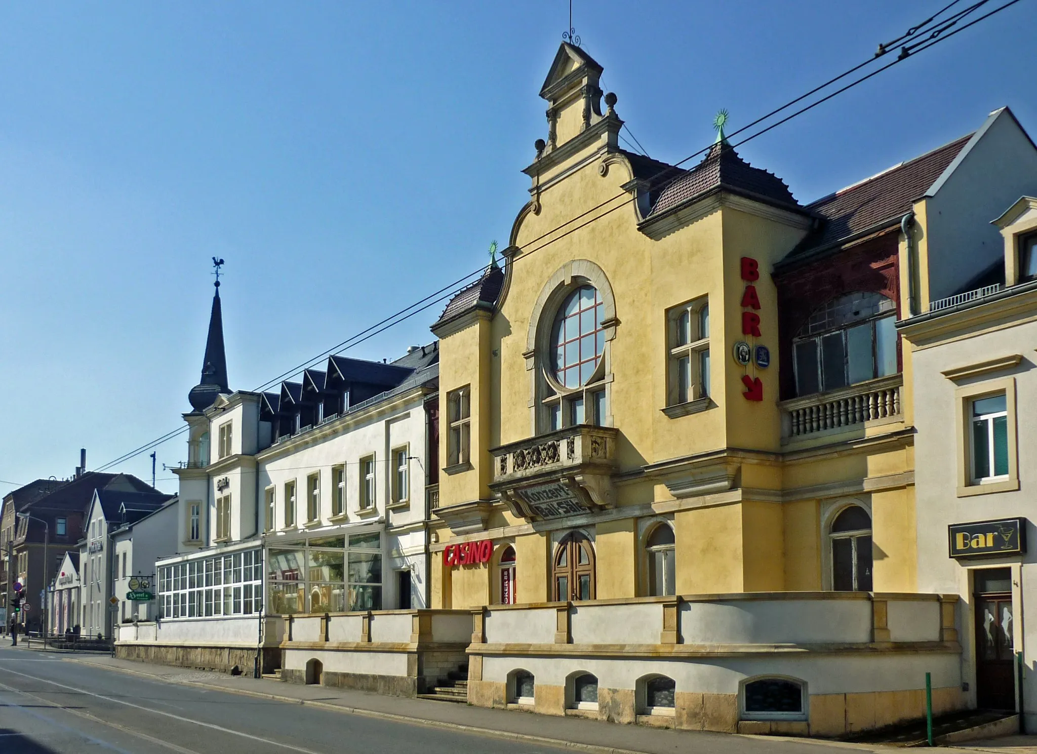 Photo showing: Kurhaus in Dresden-Klotzsche, Königsbrücker Landstr.