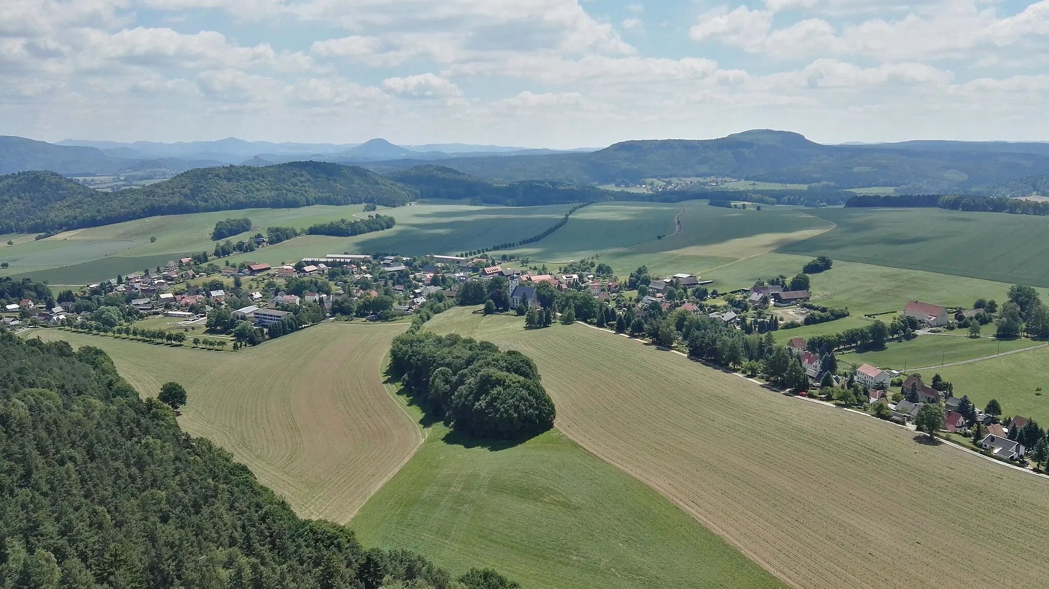 Photo showing: Blick vom Papststein