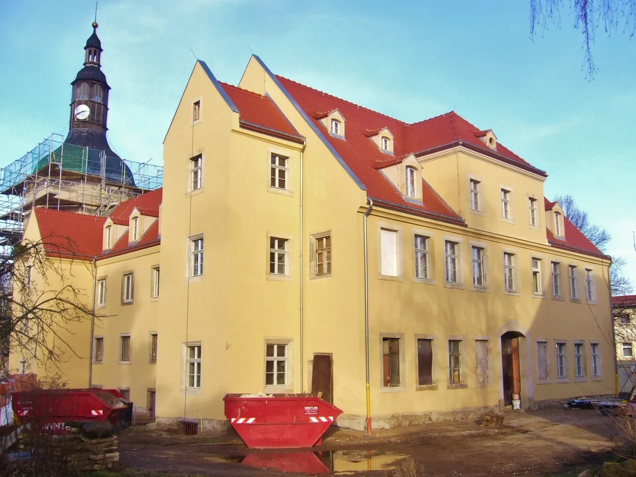 Photo showing: Schloss Zehista, Gesamtansicht Dezember 2012