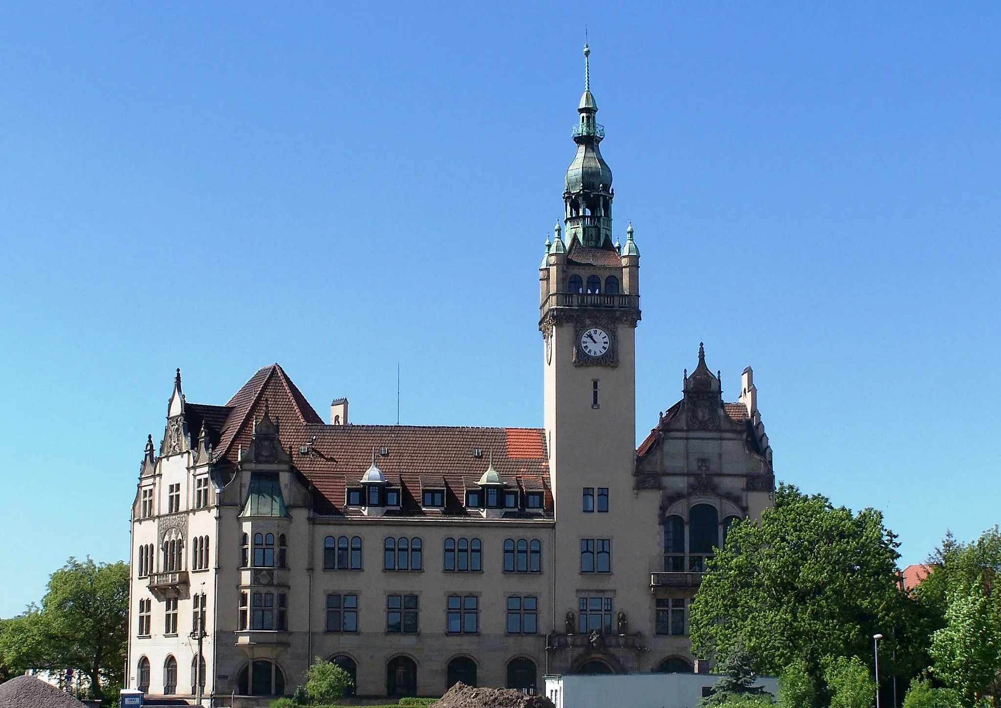 Photo showing: Rathaus von Cotta im heutigen Stadtteil Dresden-Cotta