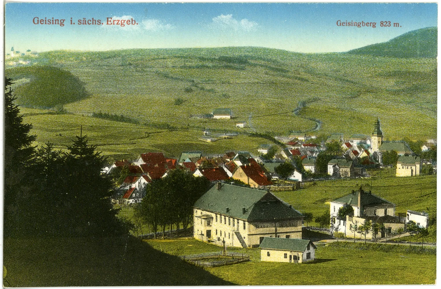 Photo showing: Geising; Blick auf Geising