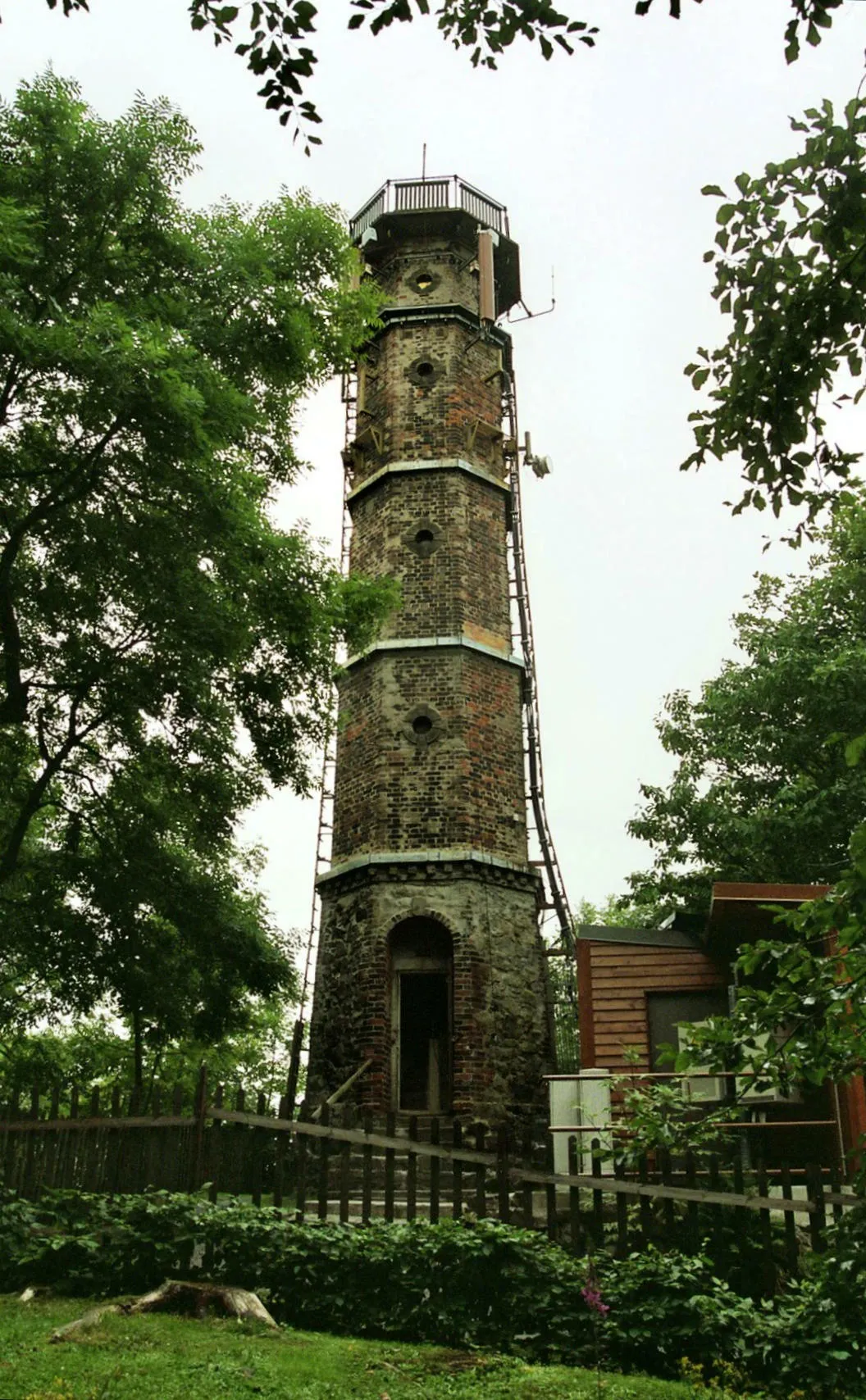 Photo showing: The Louisenturm (18 m, built 1891) on top of the Geisingberg (824 m) in the ore mountains.