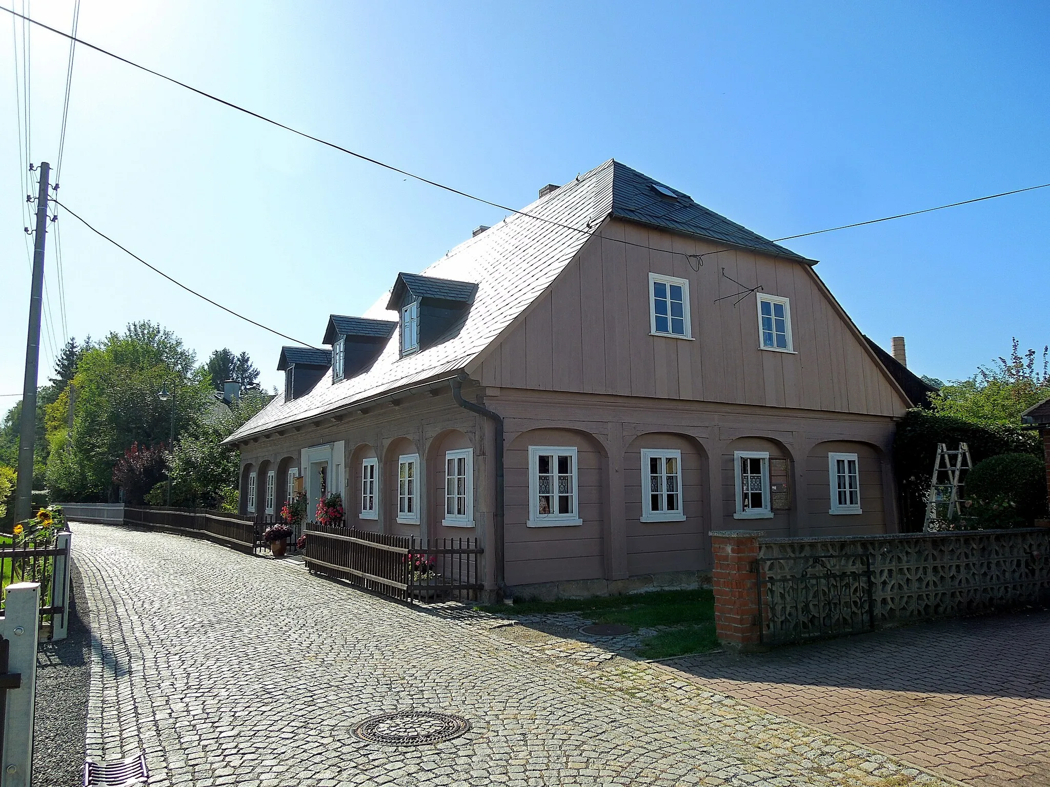 Photo showing: Umgebindehaus An der Sense 6 in Großschönau