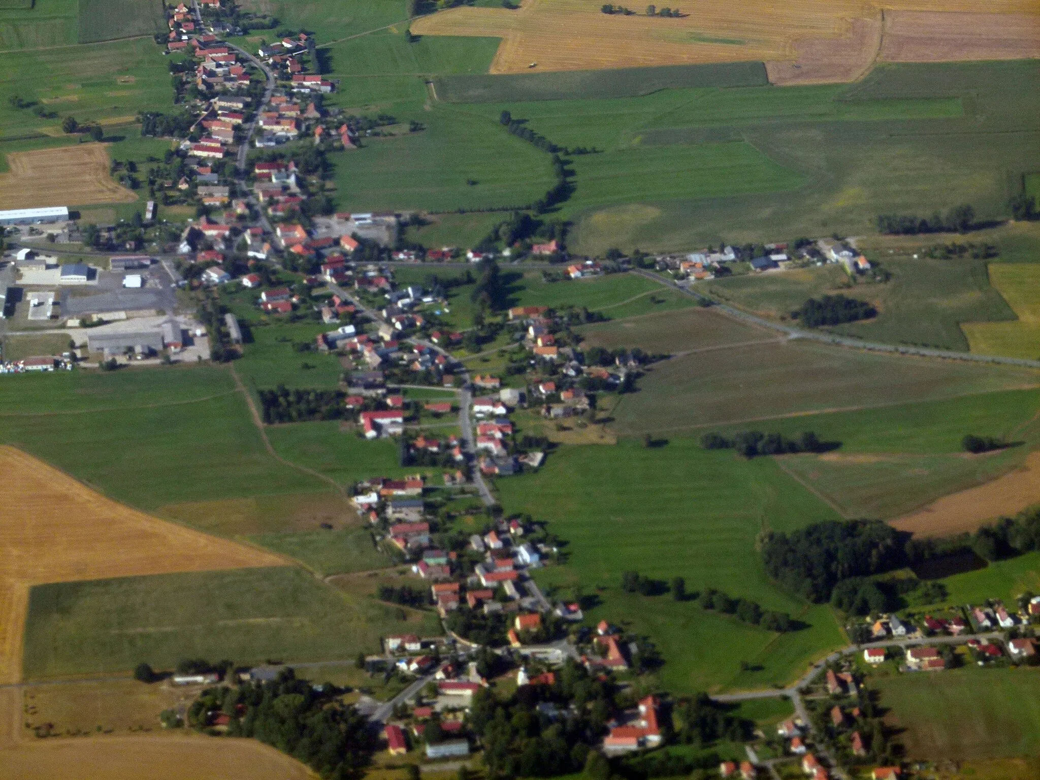 Photo showing: BNlick auf Sacka (Thiendorf), Sachsen