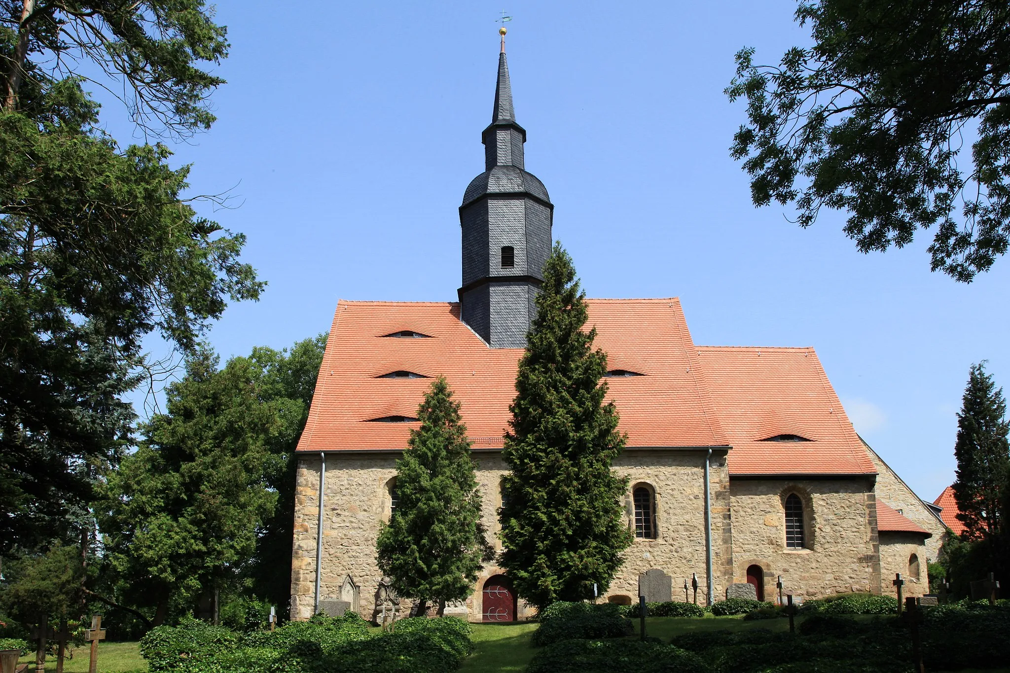 Photo showing: Jakobikirche, Am Ehrenfriedhof in Wilsdruff