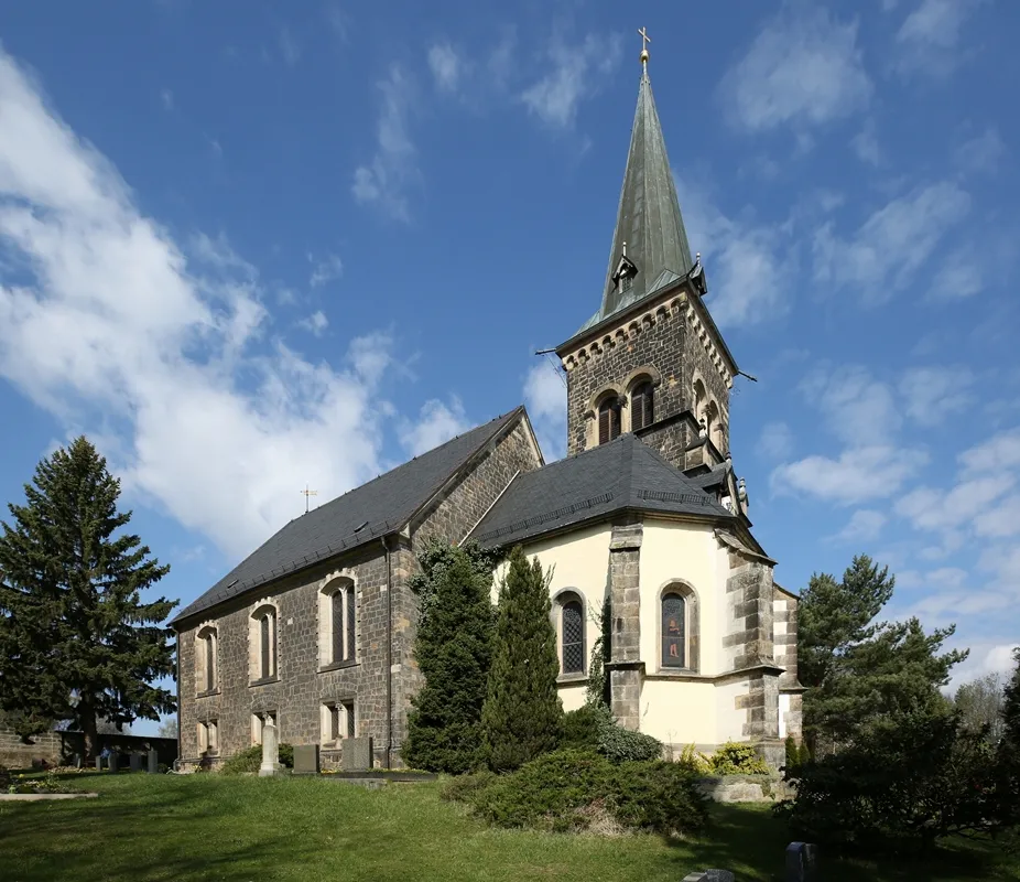 Photo showing: Eschdorf (Dresden): St.-Barbara-Kirche