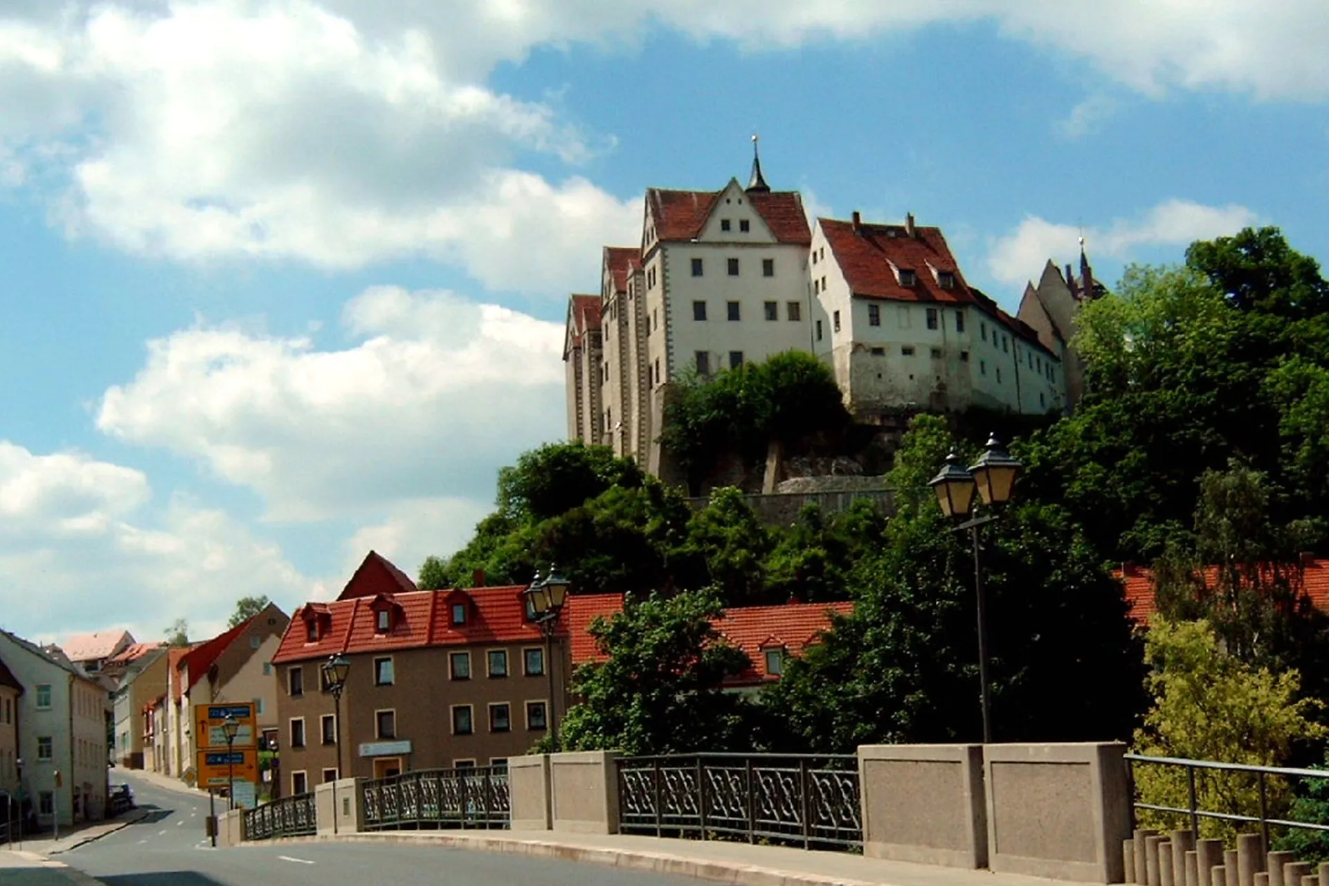 Photo showing: This picture shows the castle of the German town Nossen.