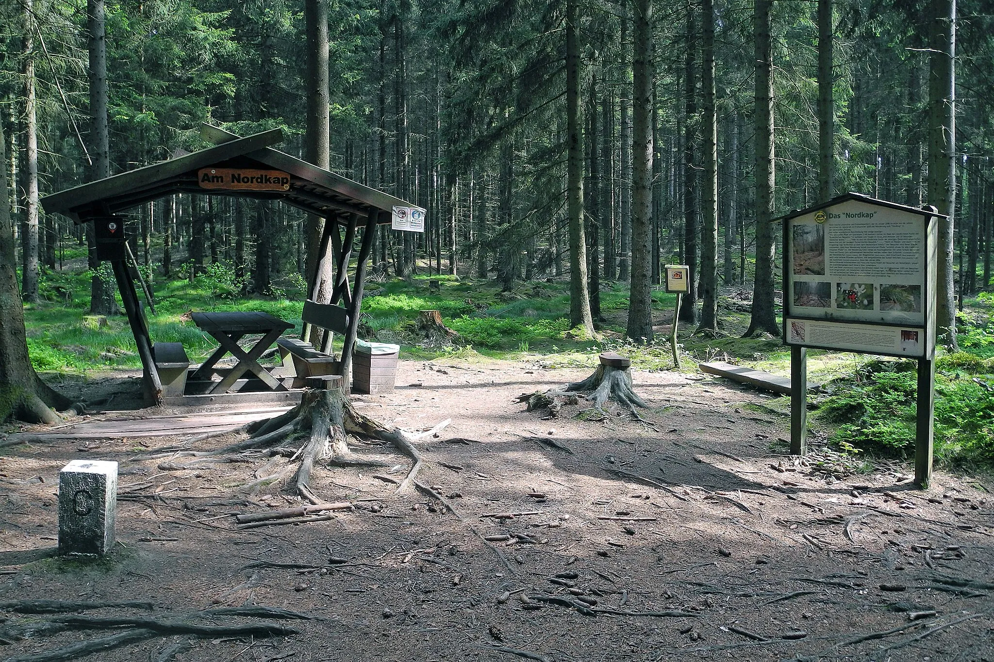 Photo showing: Am nördlichsten Punkt Böhmens (bzw. der Tschechischen Republik) in der Gemeinde Severní (Lobendava), ehem. Hilgersdorf