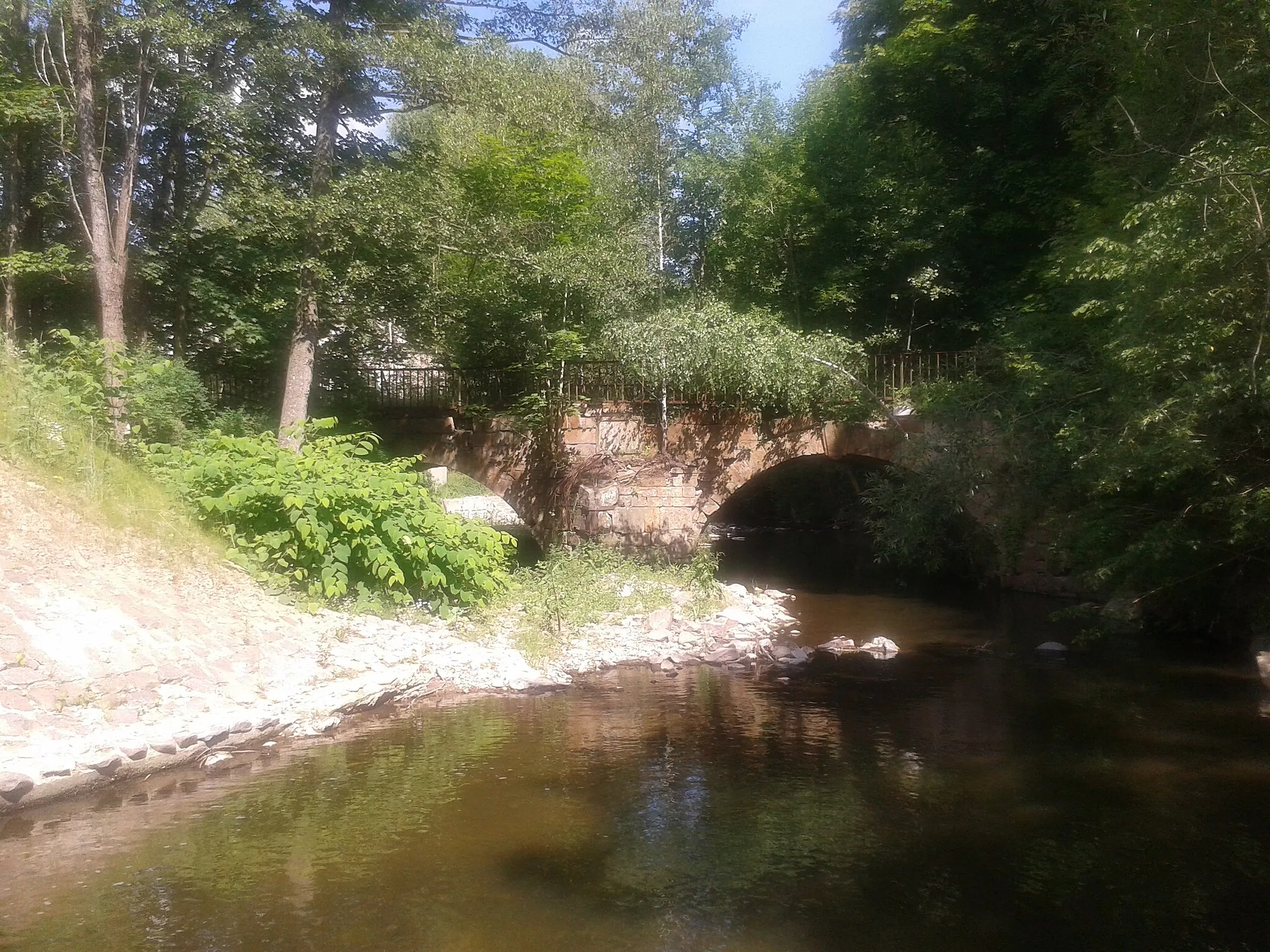 Photo showing: Brücke über die Bobritzsch am Zollhaus Bieberstein