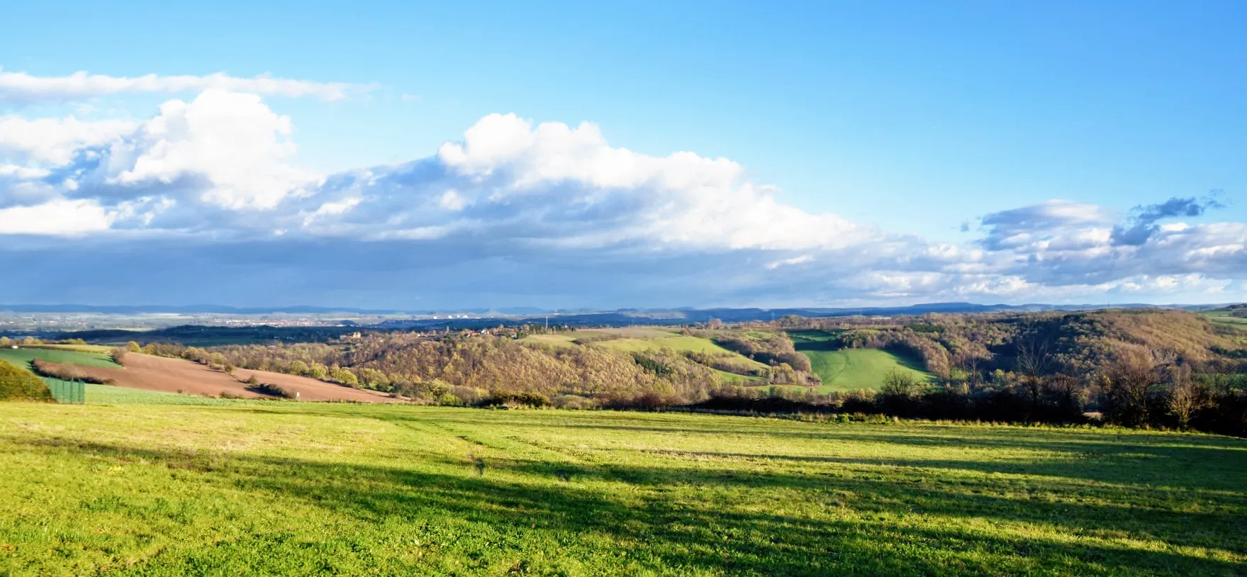 Photo showing: Blick von Babisnau in Richtung des Kreischaer Beckens