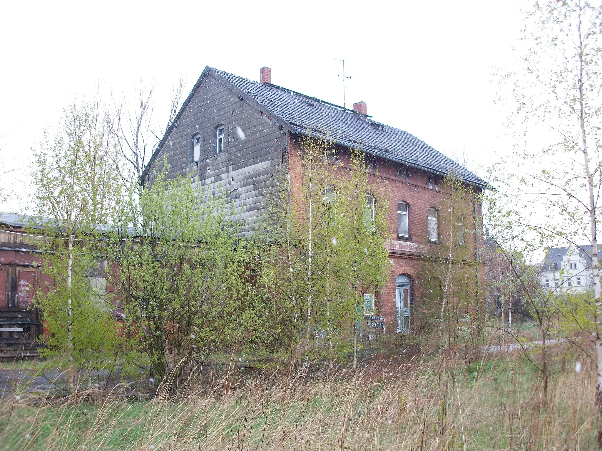 Photo showing: Bahnhof Hartha (Kr Döbeln) (2016)