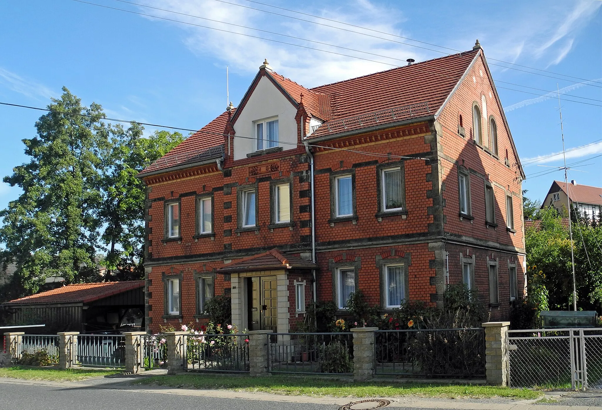 Photo showing: Wohnhaus in Dürrröhrsdorf, Hauptstr. 144