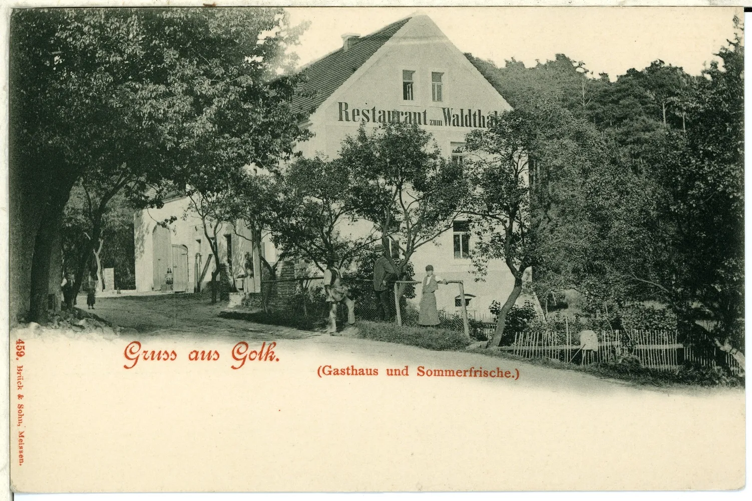Photo showing: Golk; Restaurant zum Waldthal