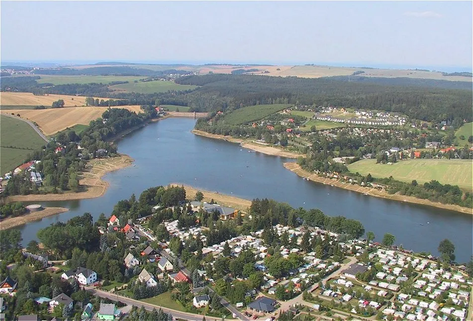 Photo showing: artificial lake Malta, near Dresden