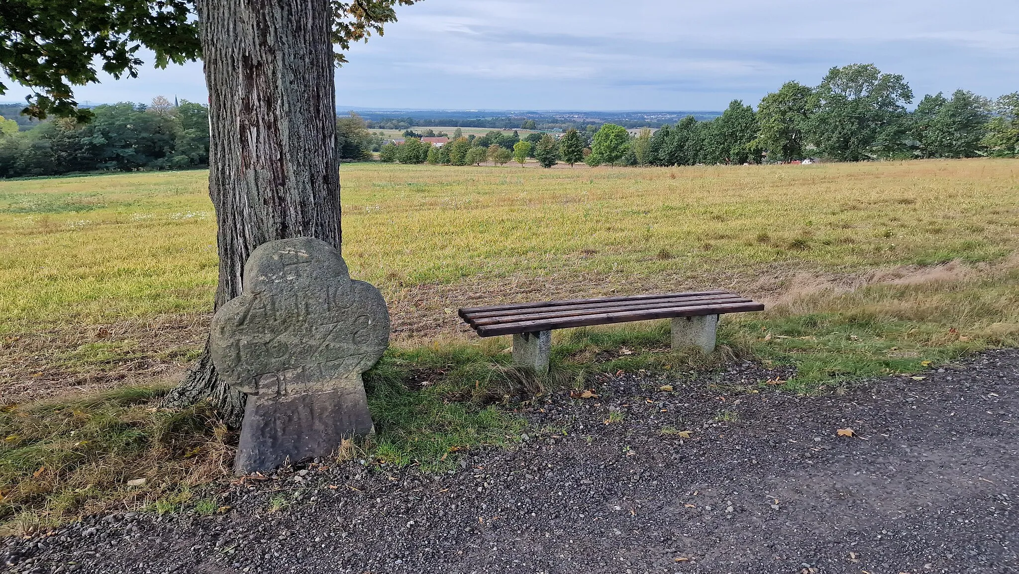 Photo showing: Stone cross north of Seifersdorf