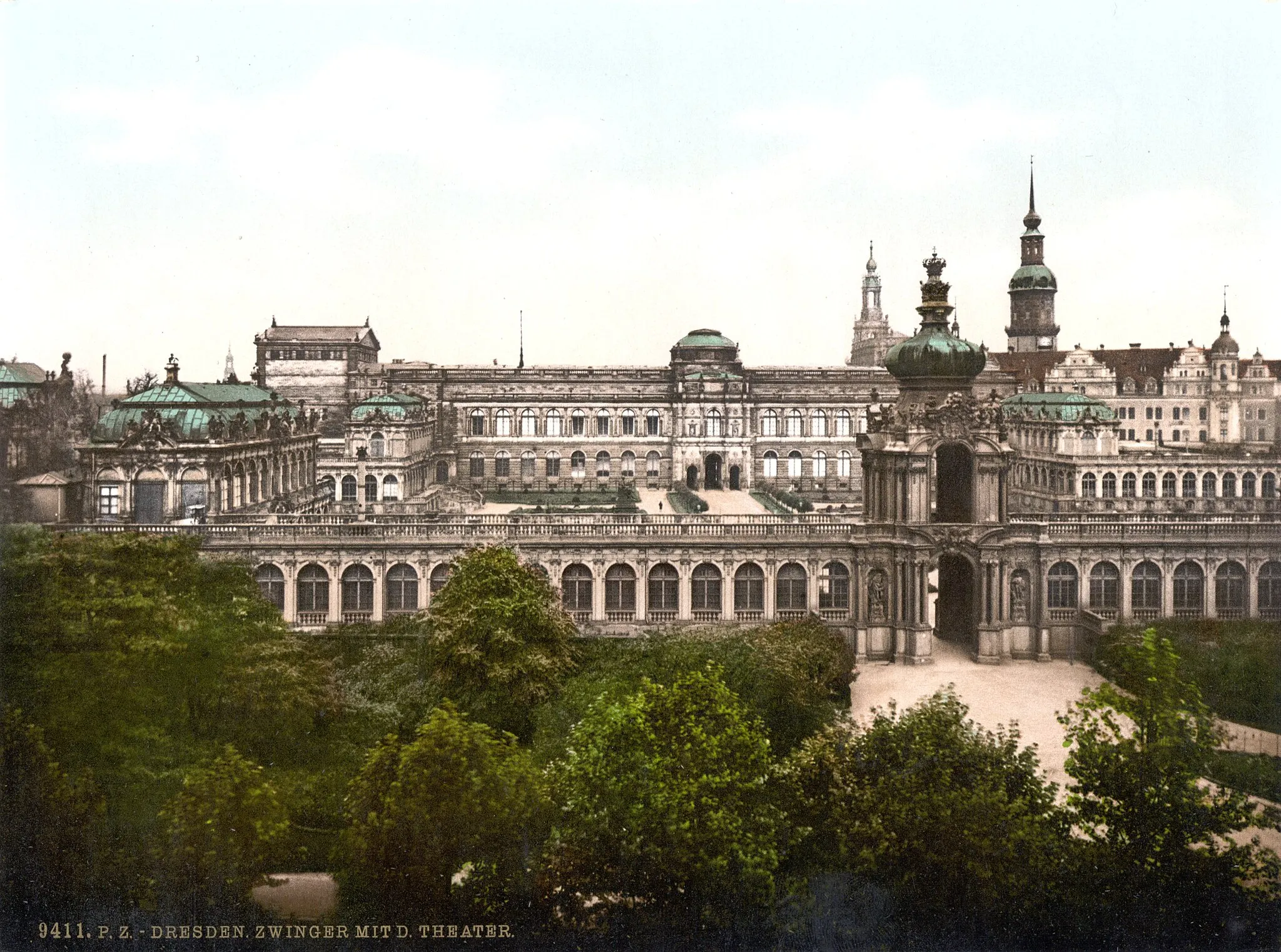 Photo showing: Dresden (Saxony, Germany) - Zwinger: Kronentor