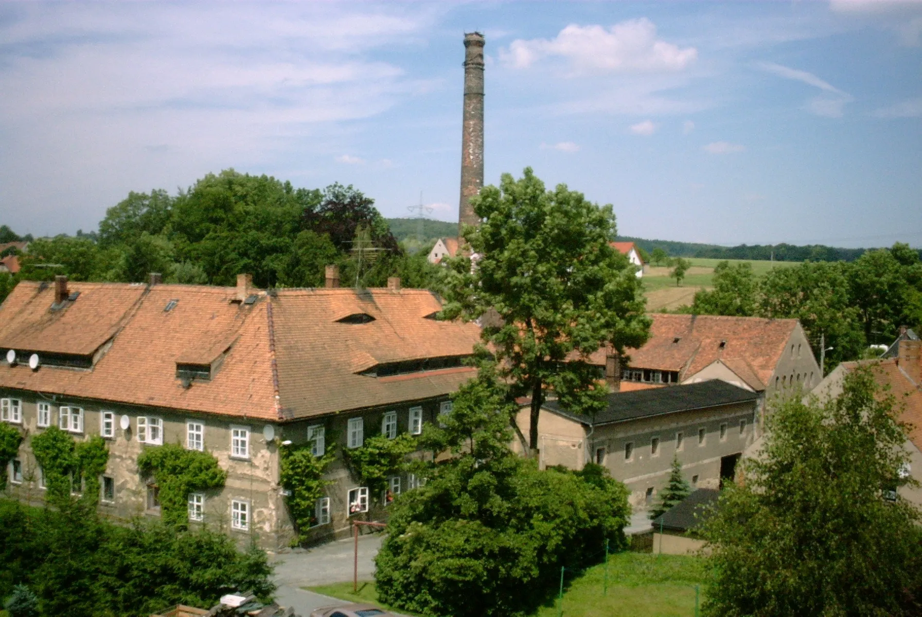 Photo showing: Pauls Fabrik zu Berthelsdorf
