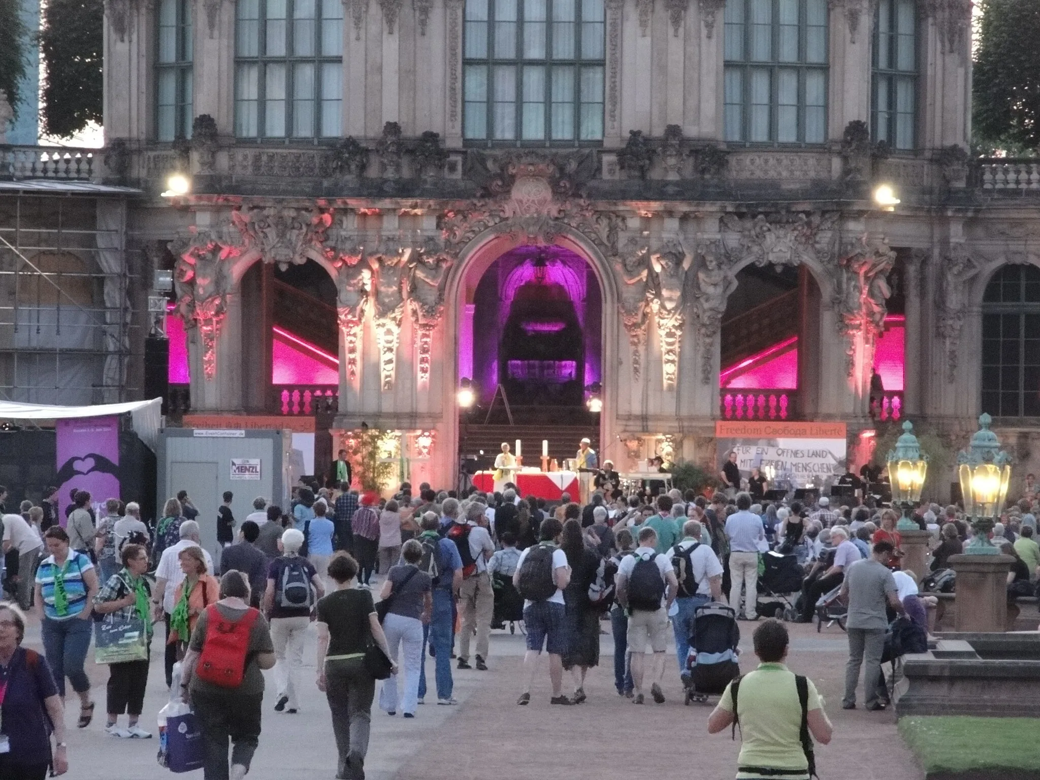 Photo showing: The 33rd church congress in Dresden.
