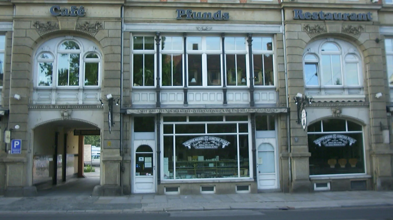 Photo showing: Blick auf Pfunds Molkerei (WP) in Dresden