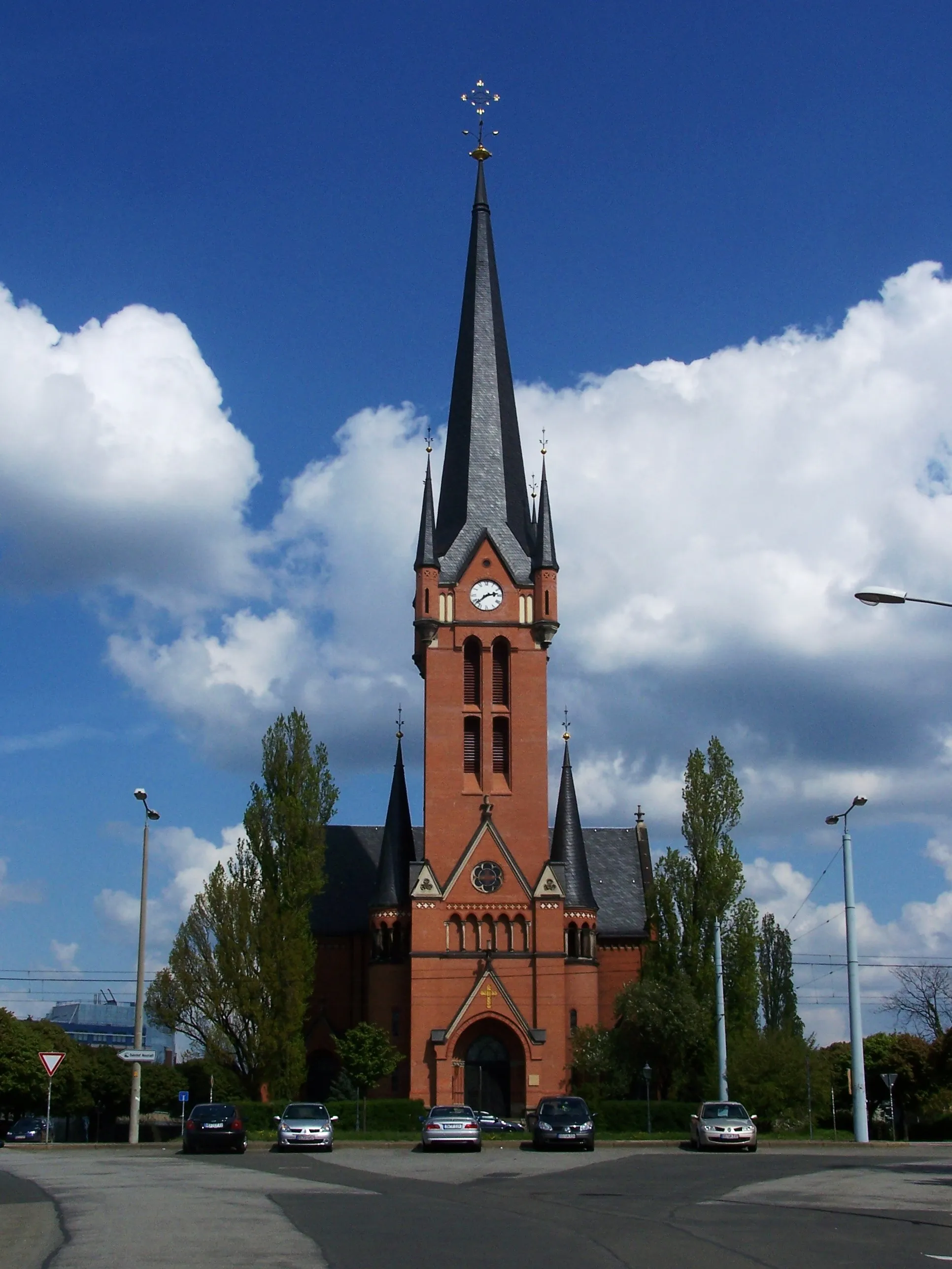 Photo showing: Petrikirche in Dresden