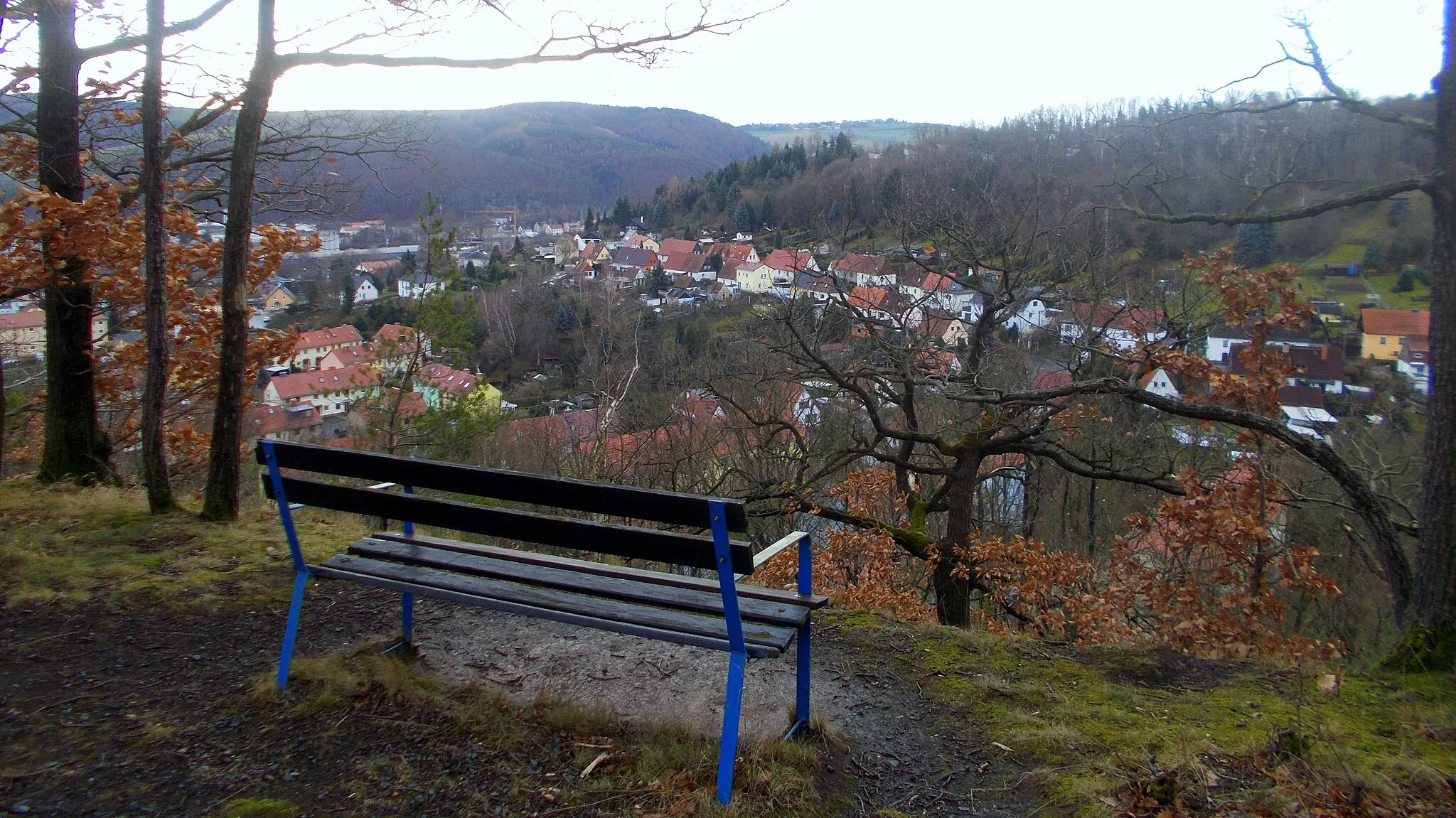 Photo showing: 2017 Hainsberg Eichbergweg Aussicht