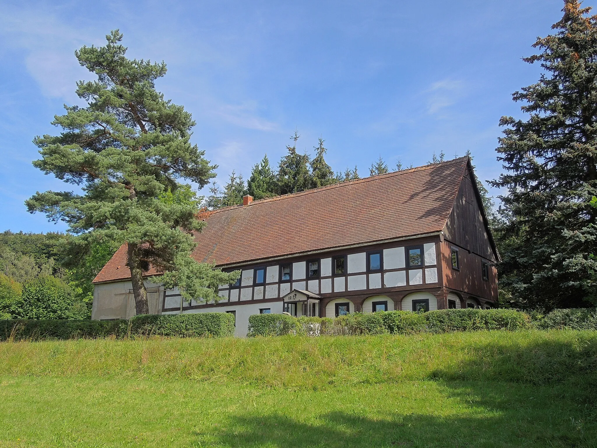 Photo showing: Umgebindehaus Hainstraße 17 in Jonsdorf