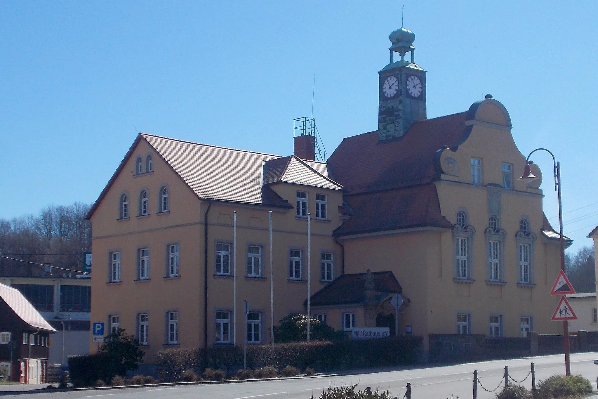 Photo showing: 2017 Kirschau Rathaus