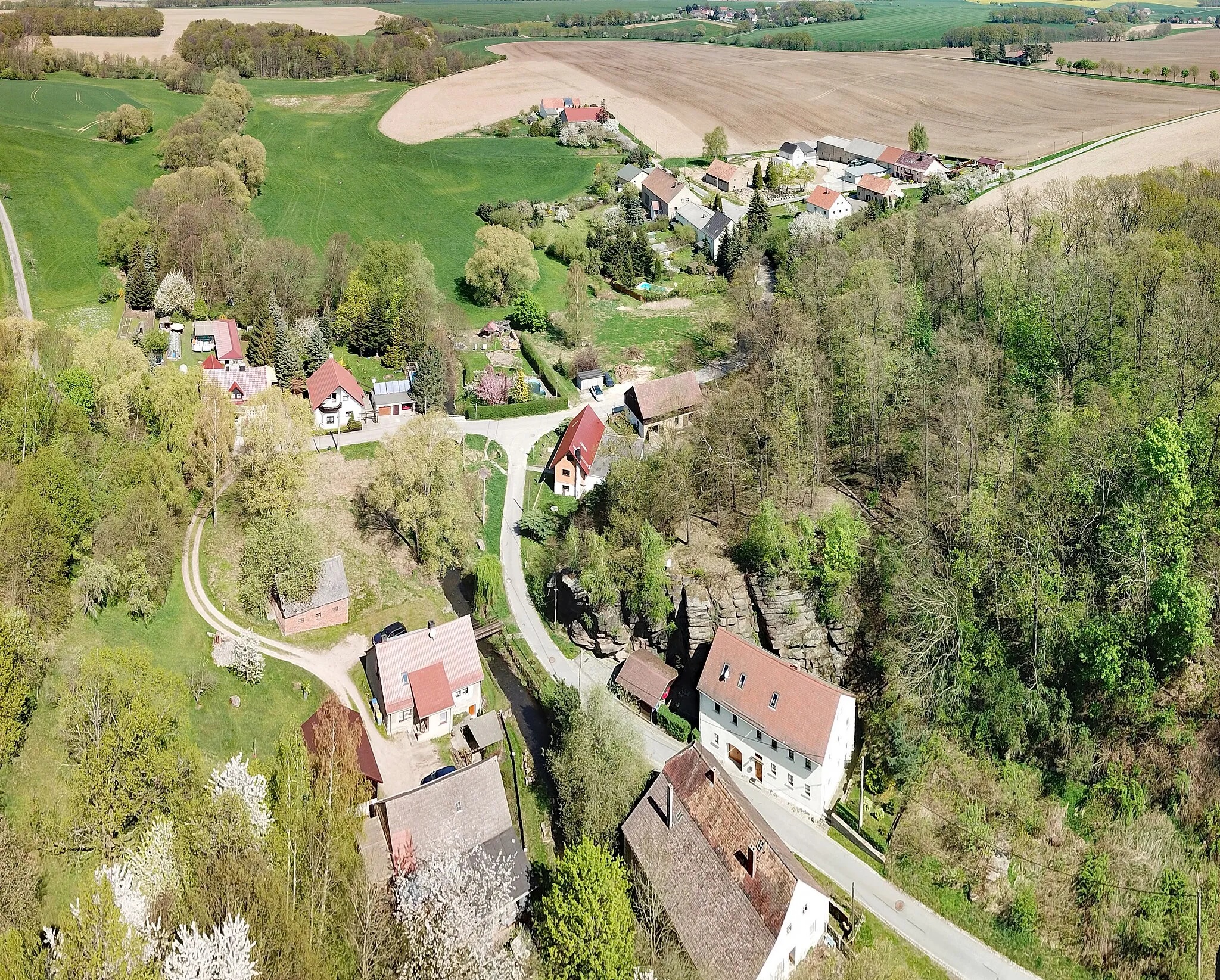 Photo showing: Dahren (Göda, Saxony, Germany)