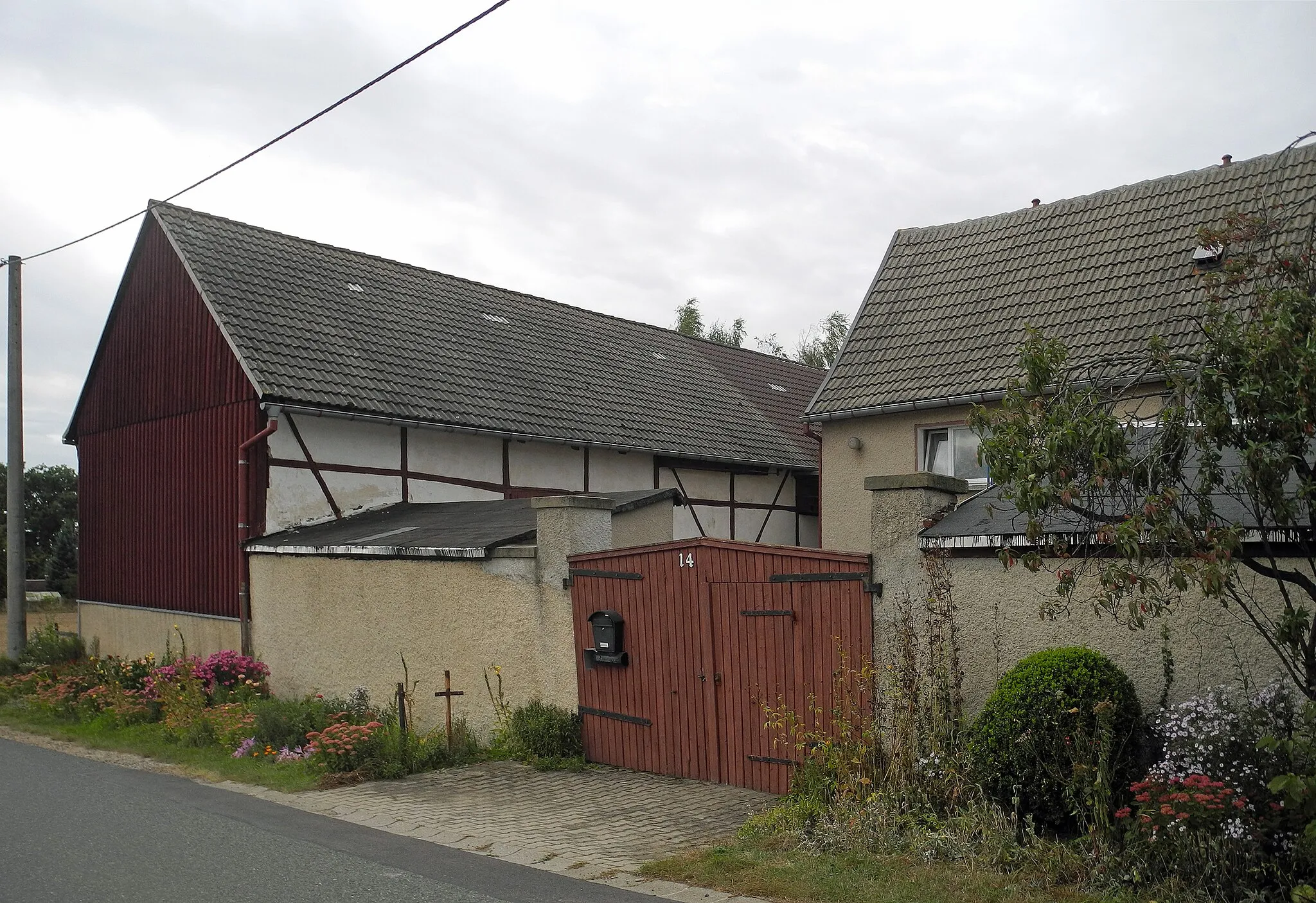 Photo showing: Scheune in Haida (OT von Halsbrücke), Haidaer Straße 14 - Gemarkung Oberschaar