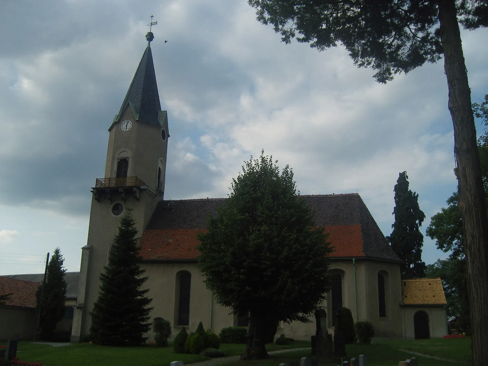 Photo showing: Kirche in Schmorkau (Gemeinde Neukirch in Sachsen)