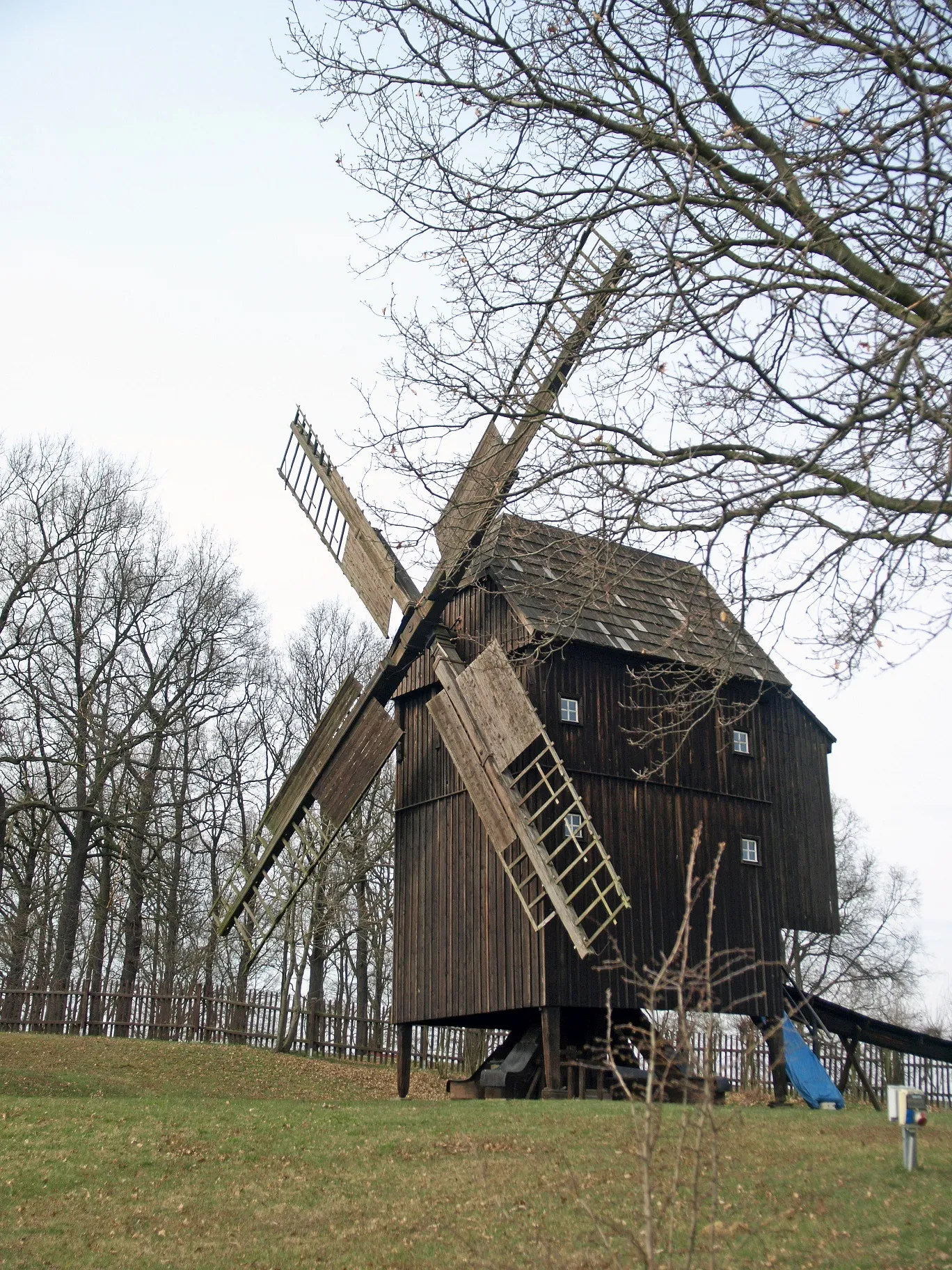 Photo showing: Bockwindmühle in Luga