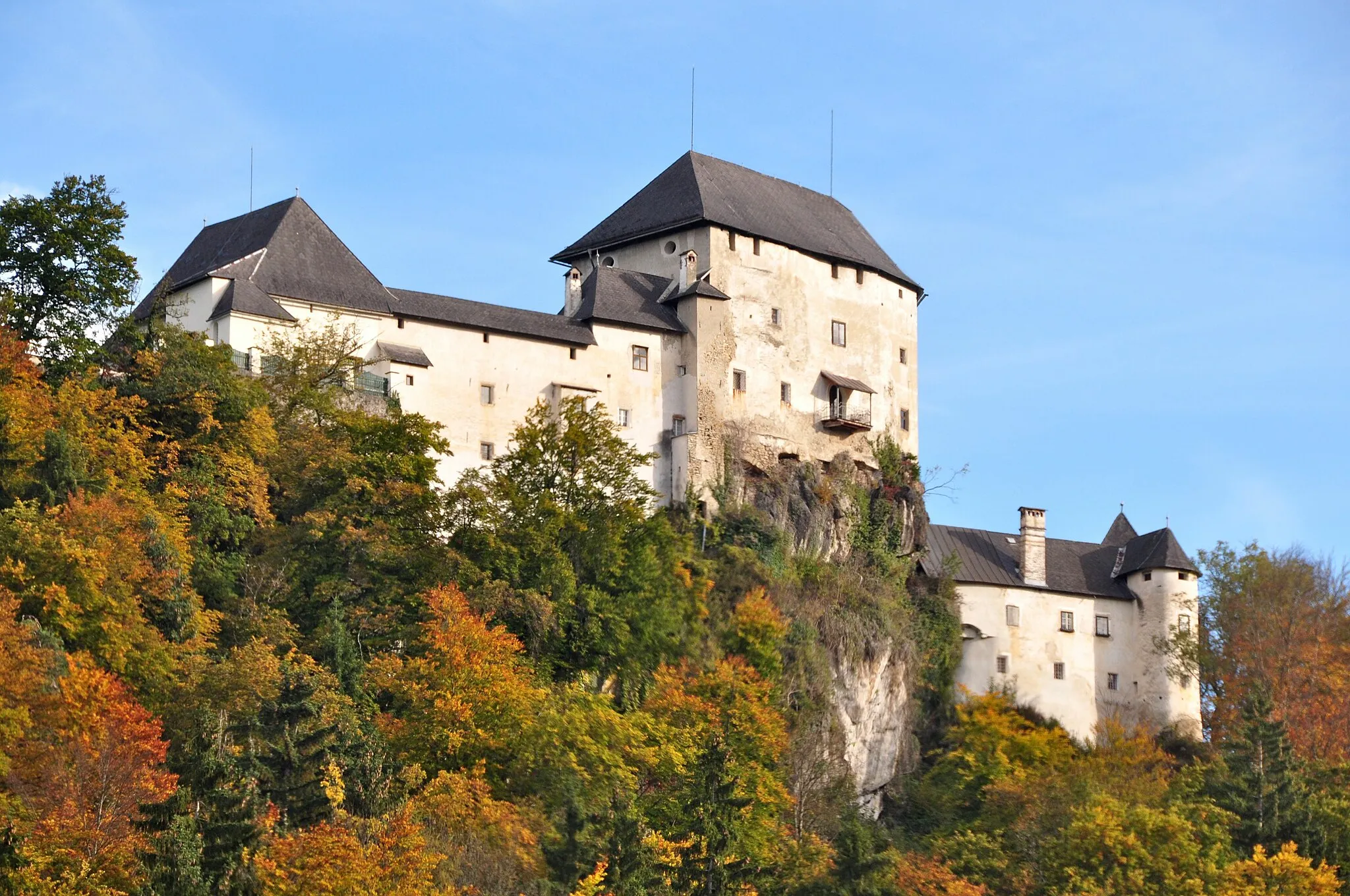 Photo showing: Castle Mannsberg in Mannsberg #1, municipality Kappel am Krappfeld, district Sankt Veit, Carinthia, Austria, EU