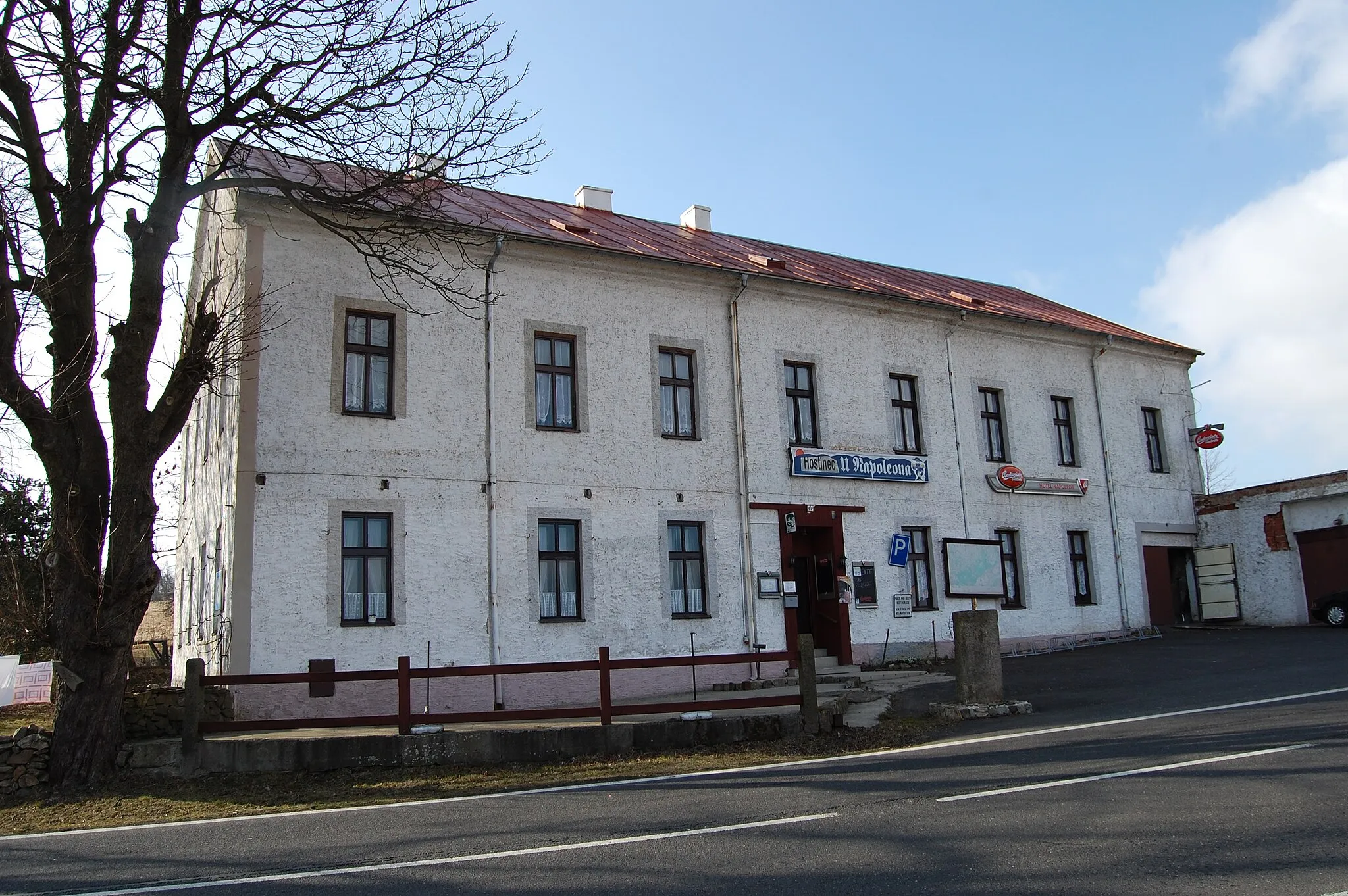 Photo showing: Hostinec a hotel U Napoleona v Nakléřově