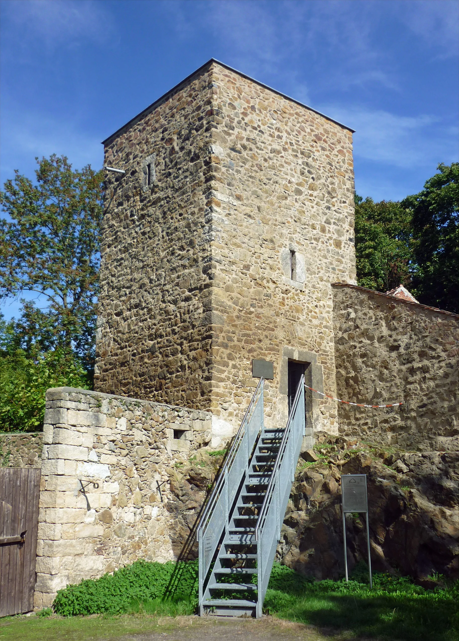 Photo showing: Radeberg: Schloss Klippenstein, Eulenturm