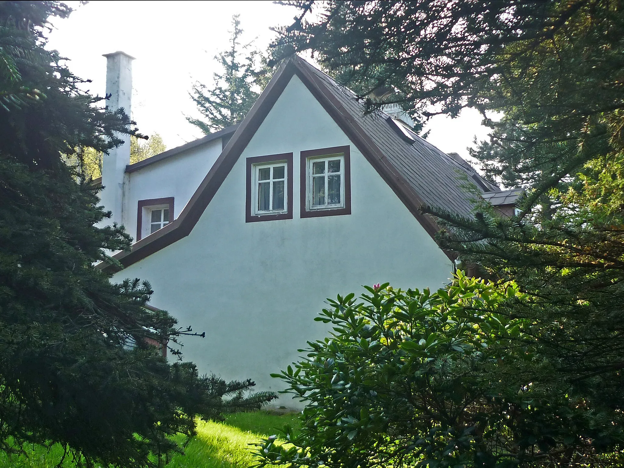 Photo showing: Haus Nr. 311 in Rájec (Raiza)