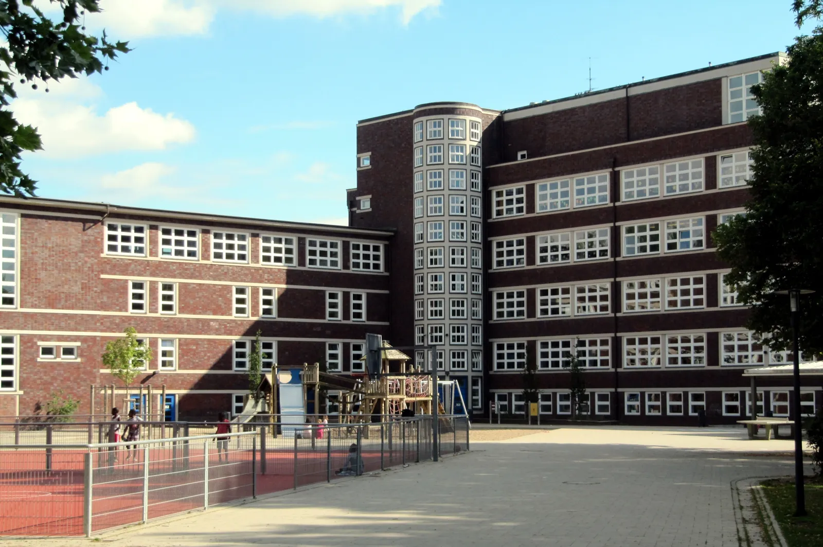 Photo showing: Kulturdenkmal Schule am Pachthof von Fritz Schumacher in Hamburg-Horn.