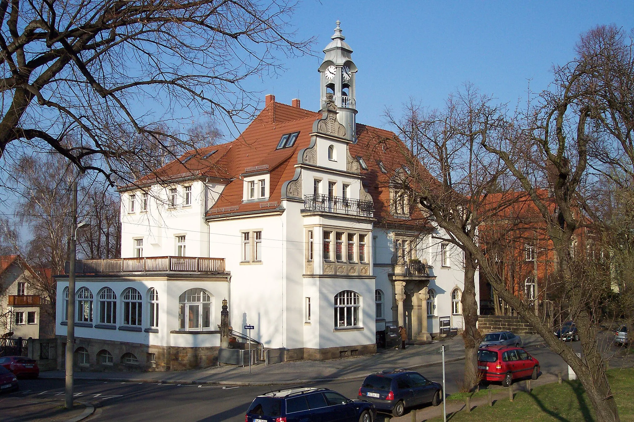 Photo showing: Das Rathaus in Dresden-Coschütz