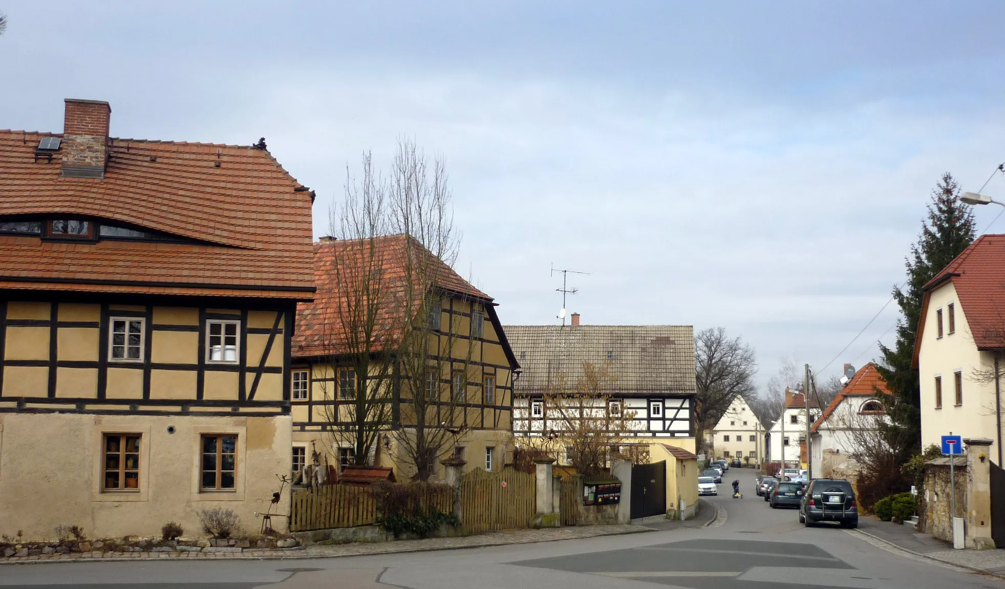 Photo showing: Alter Dorfkern Altcoschütz in Dresden-Coschütz