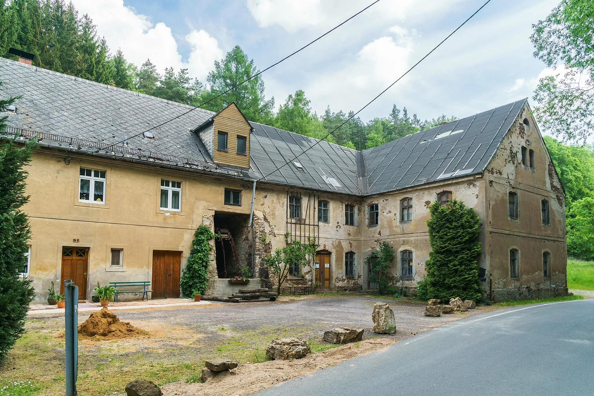 Photo showing: Scheergrundmühle an der K 7515, Scheergrund 1 in Leisnig OT Scheergrund