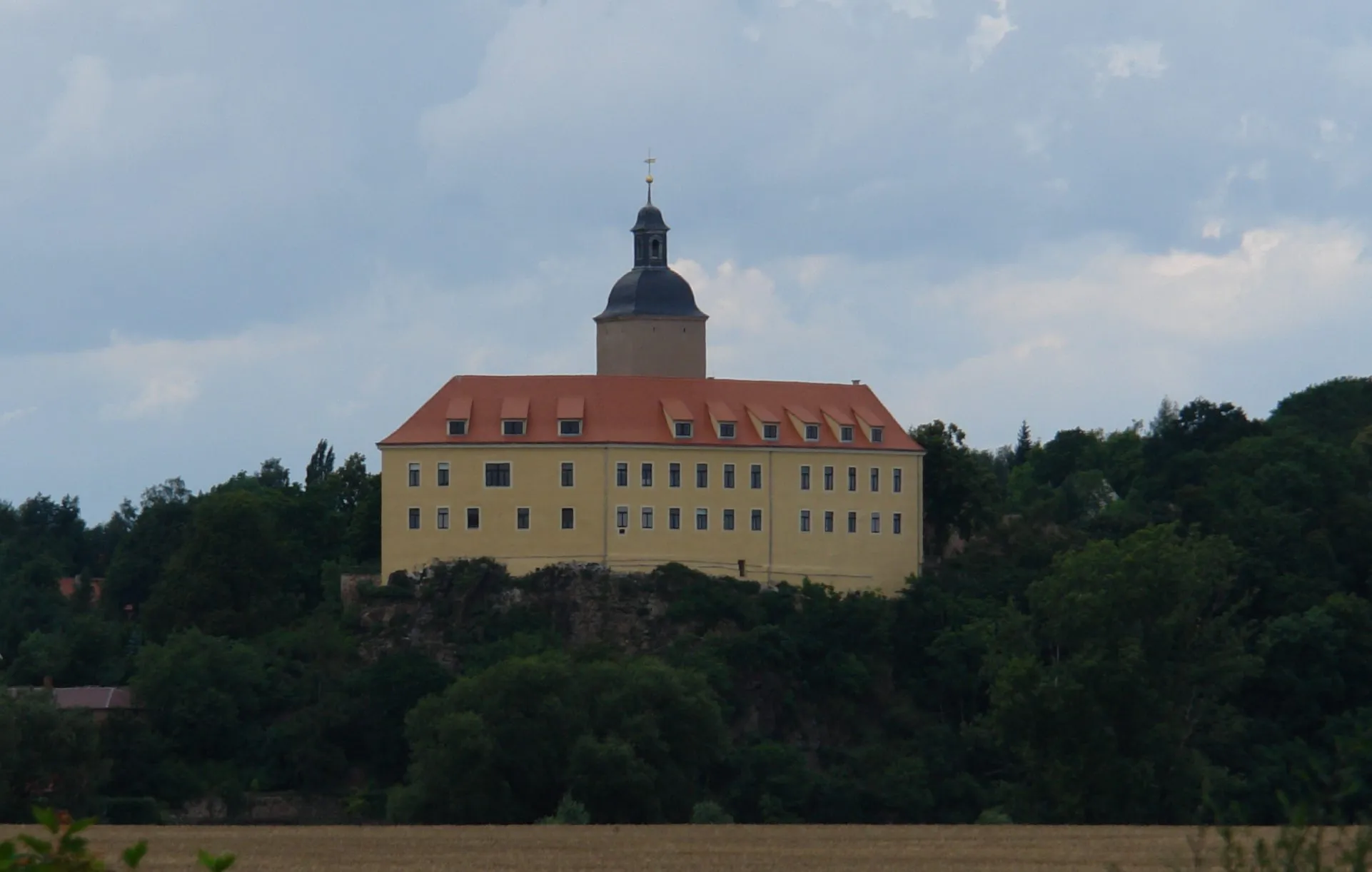 Photo showing: Schloß Hirschstein zwischen Meißen und Riesa