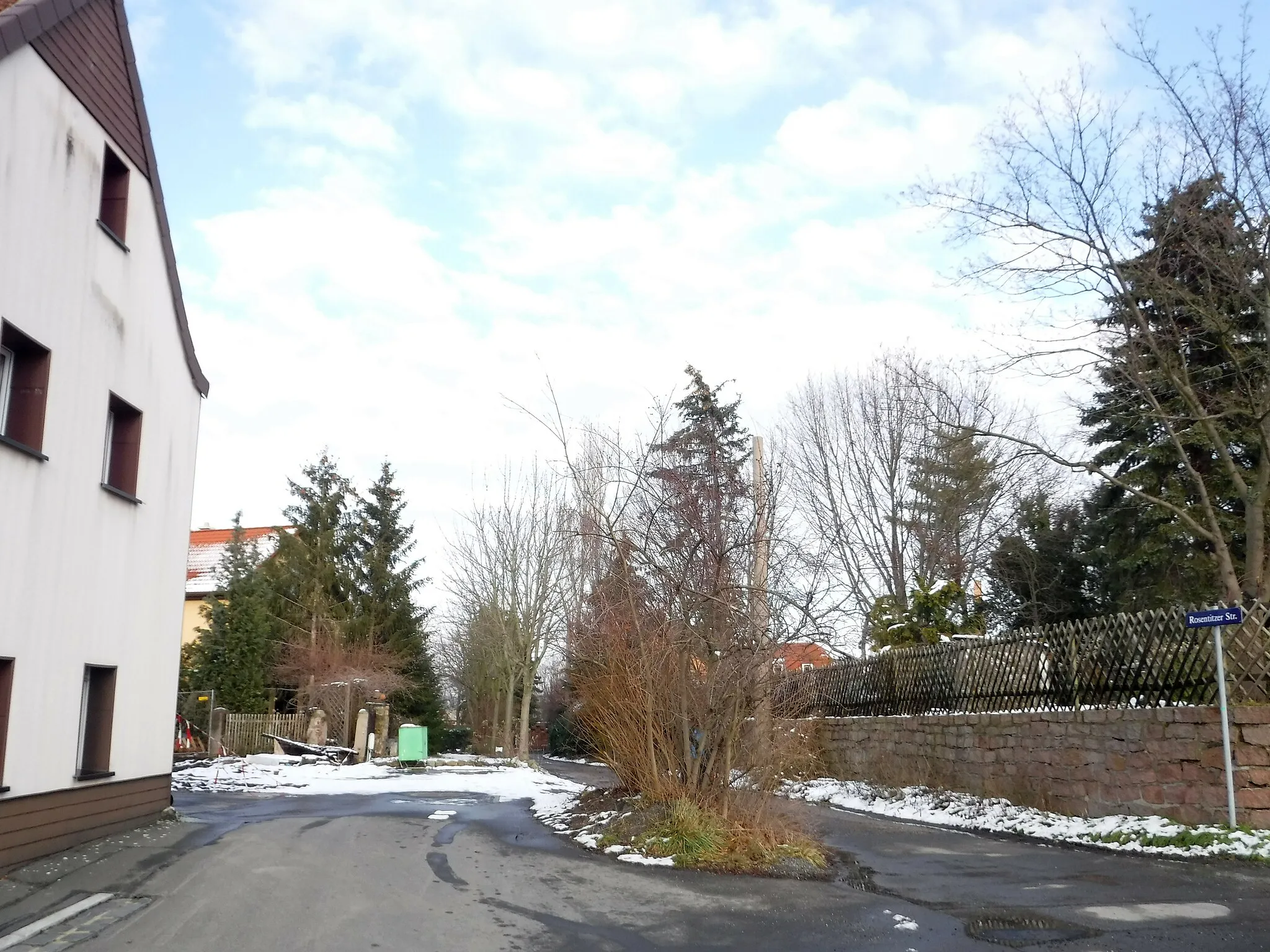 Photo showing: Die Rosentitzer Straße in Dresden-Gostritz